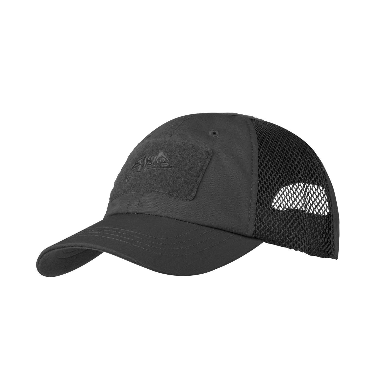 Helikon-Tex Baseball Cap Helikon-Tex Baseballcap mit Ripstop Gewebe in schwarz (1-St) Rip-Stop-Gewebe; atmungsaktiv; leicht; ID-Paneel