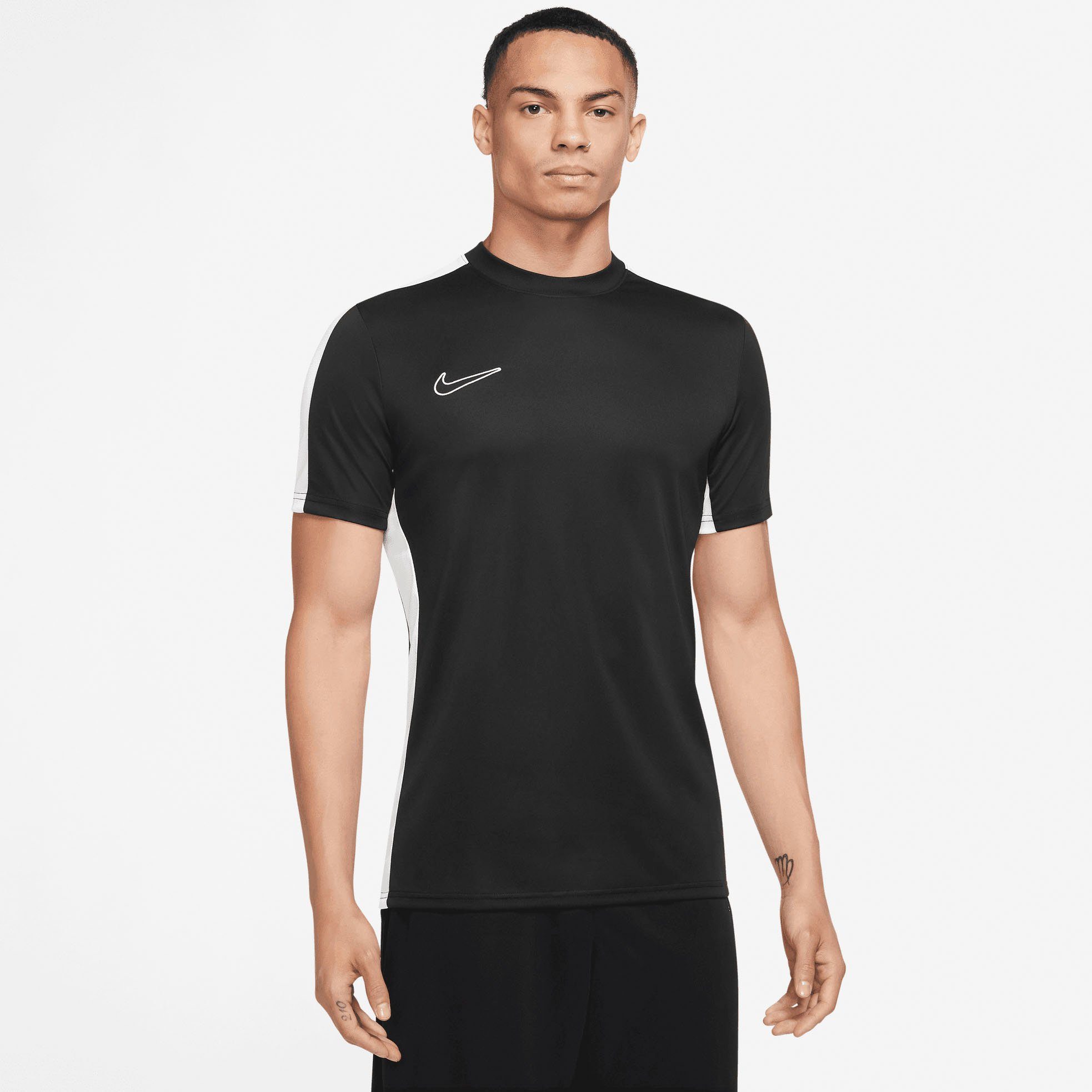 Nike Funktionsshirt Dri-FIT Academy Men's Short-Sleeve Soccer Top BLACK/WHITE/WHITE