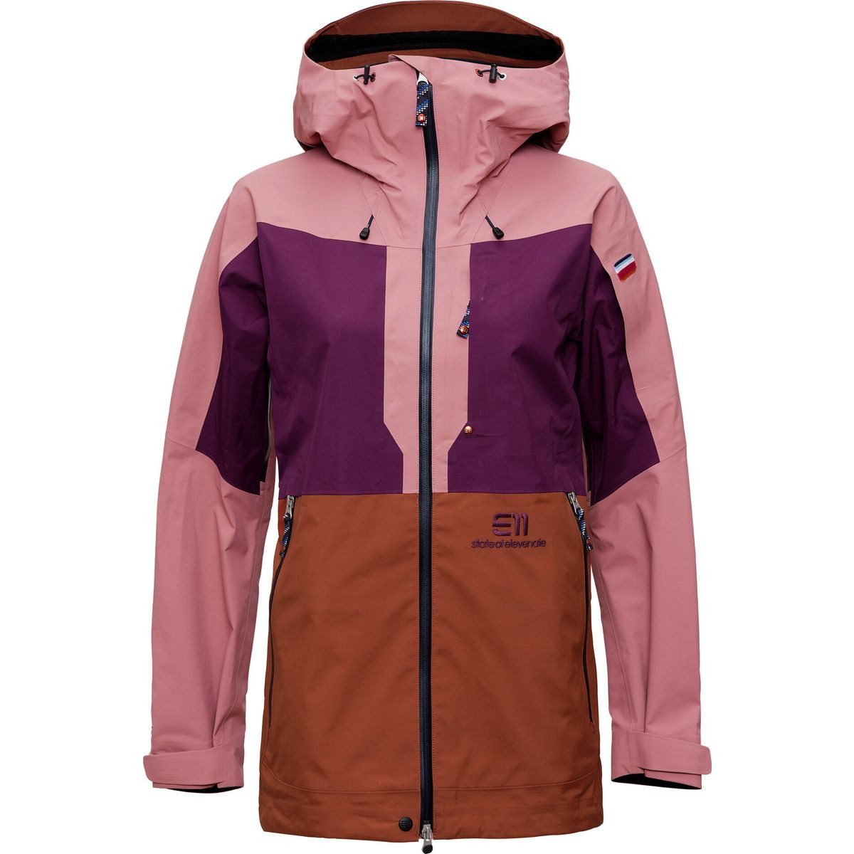 Elevenate Skijacke Women Pure 100 Jacket Funktionale Skijacke mit Gore-Tex® und verstellbarer Kapuze für