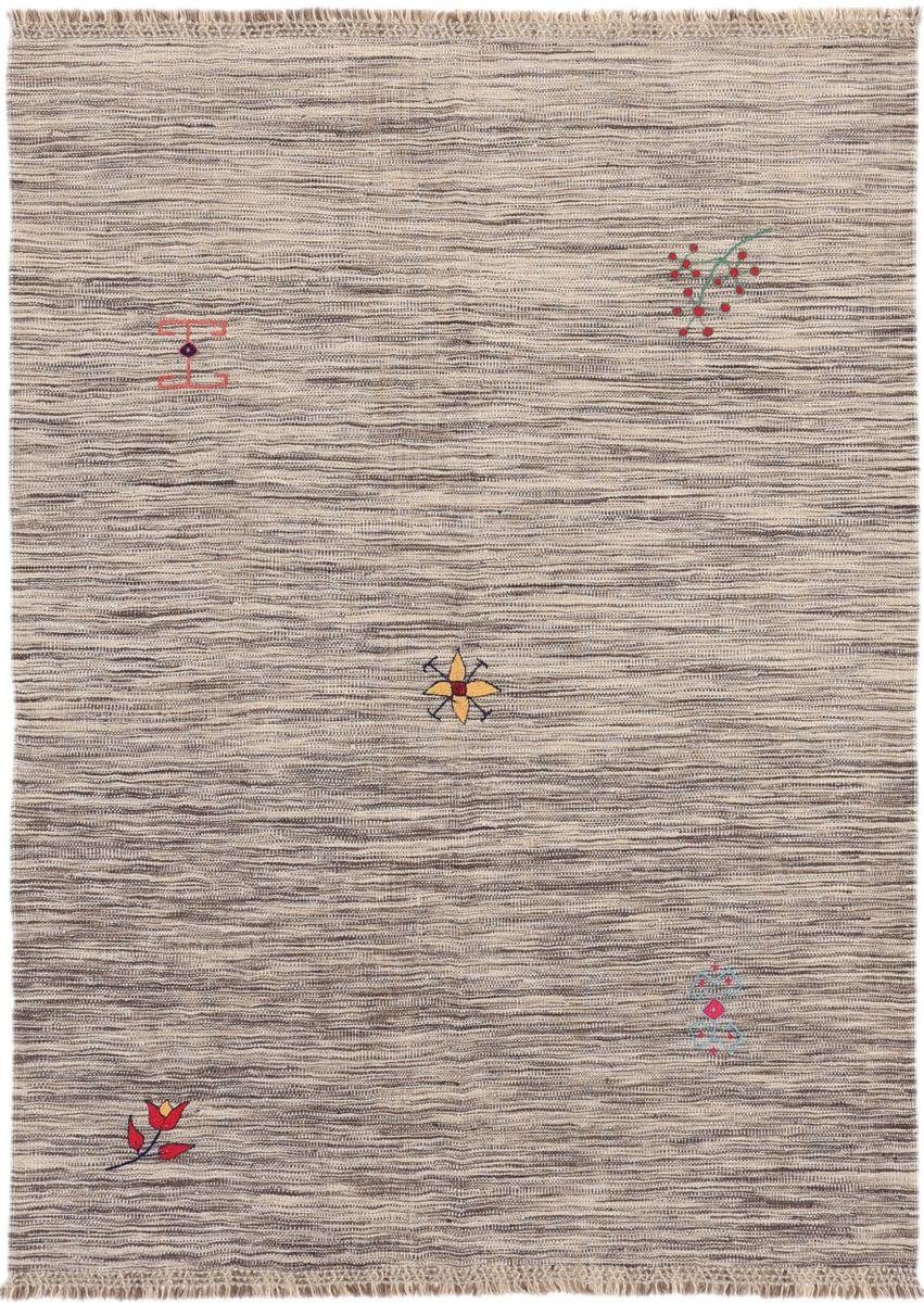 Orientteppich Kelim Afghan Design 140x196 Handgewebter Orientteppich, Nain Trading, rechteckig, Höhe: 3 mm