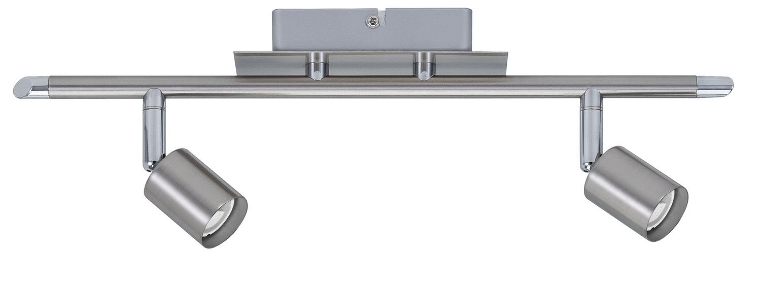 Deckenleuchten Paulmann Spotlight Georgia max 2x10W GU10 Nickel gebürstet 230V Metall