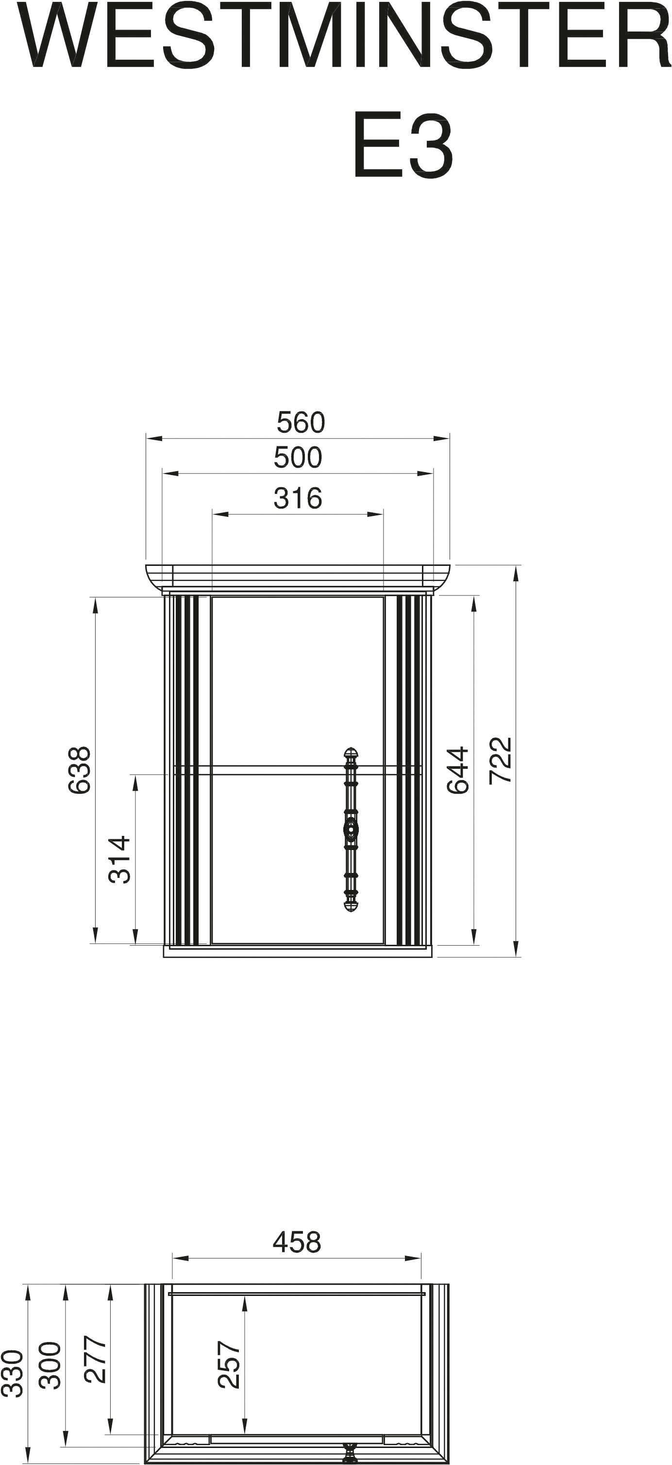 Cuisine OTTO Home Pantry KS-Westminster, largeur 130 cm, sans électroménager