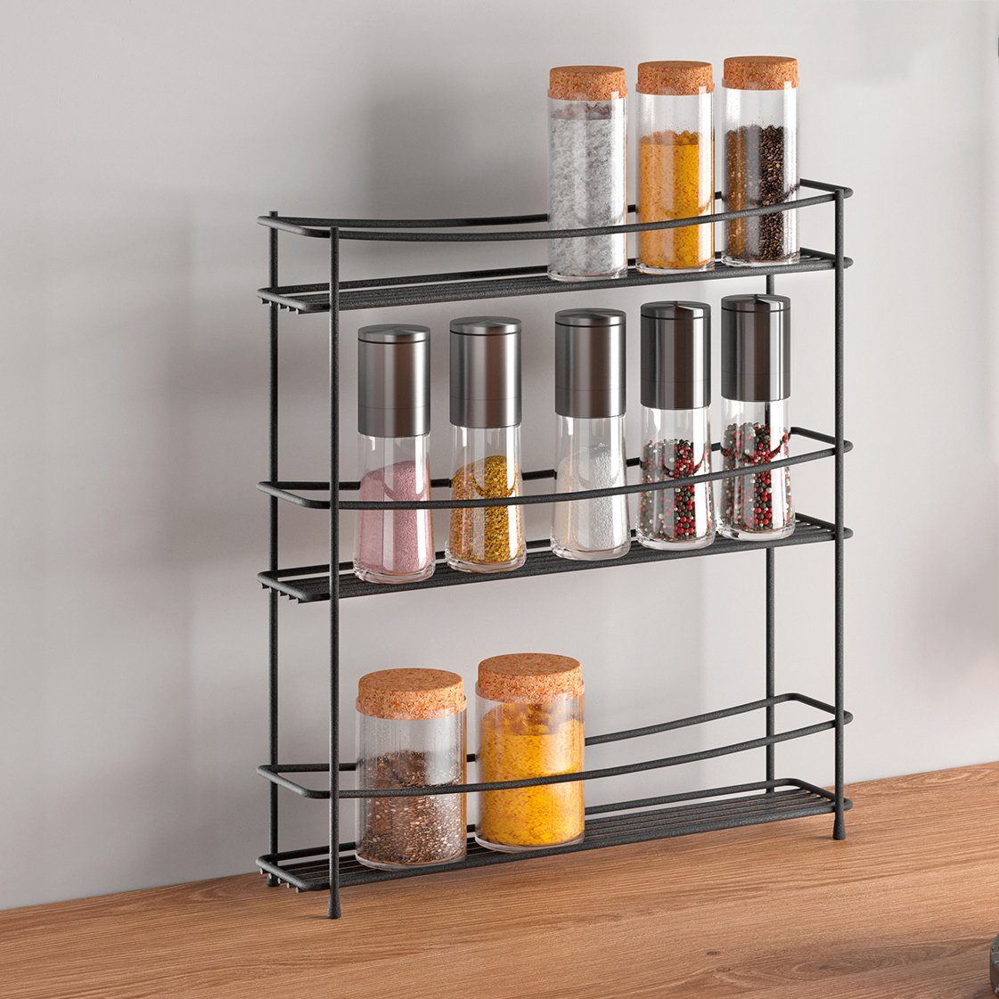 Metaltex Gewürzregal, 1-tlg., Industrial Look günstig online kaufen