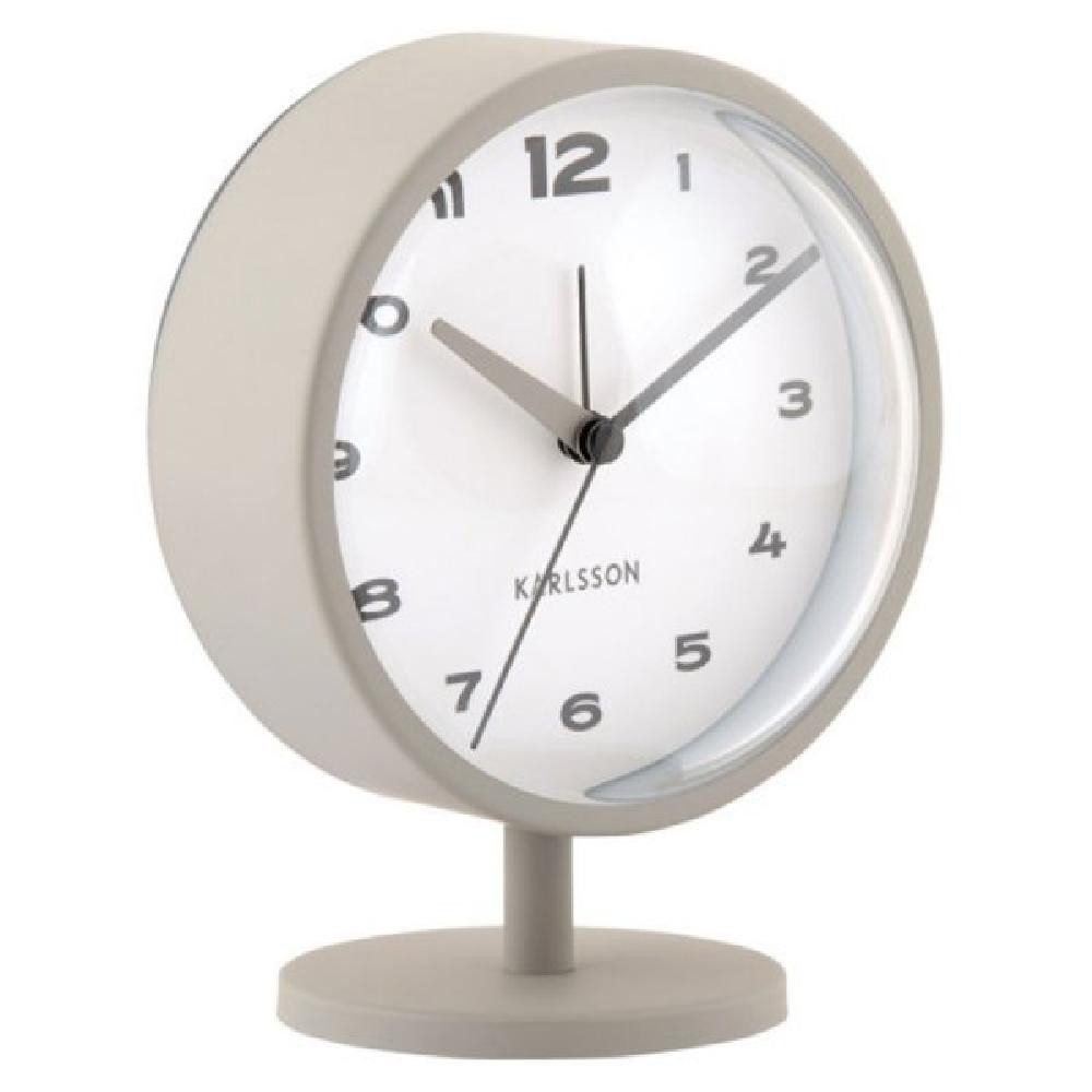 Karlsson Uhr Wecker Brisk Dome Alarm Clock Dark Grey