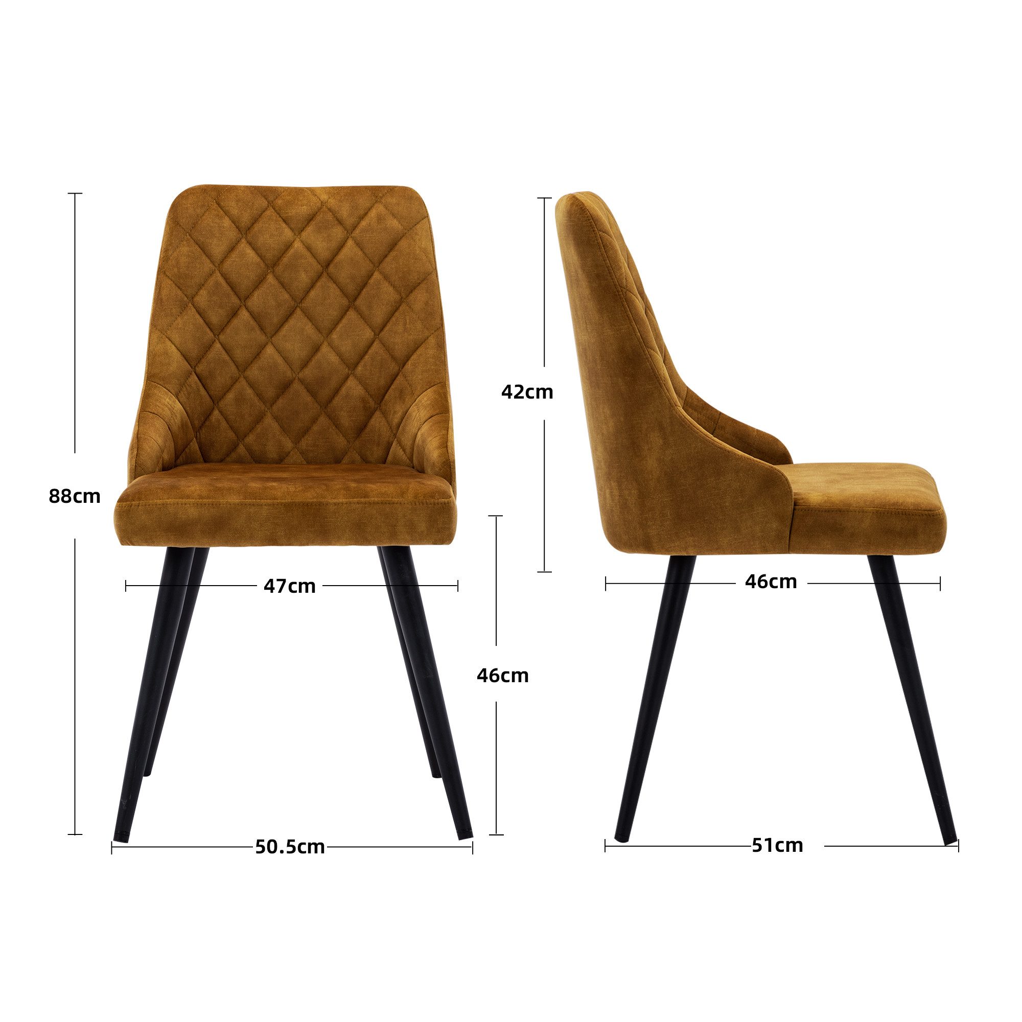 Duhome Esszimmerstuhl 2er Set Sitzschale aus günstig online kaufen