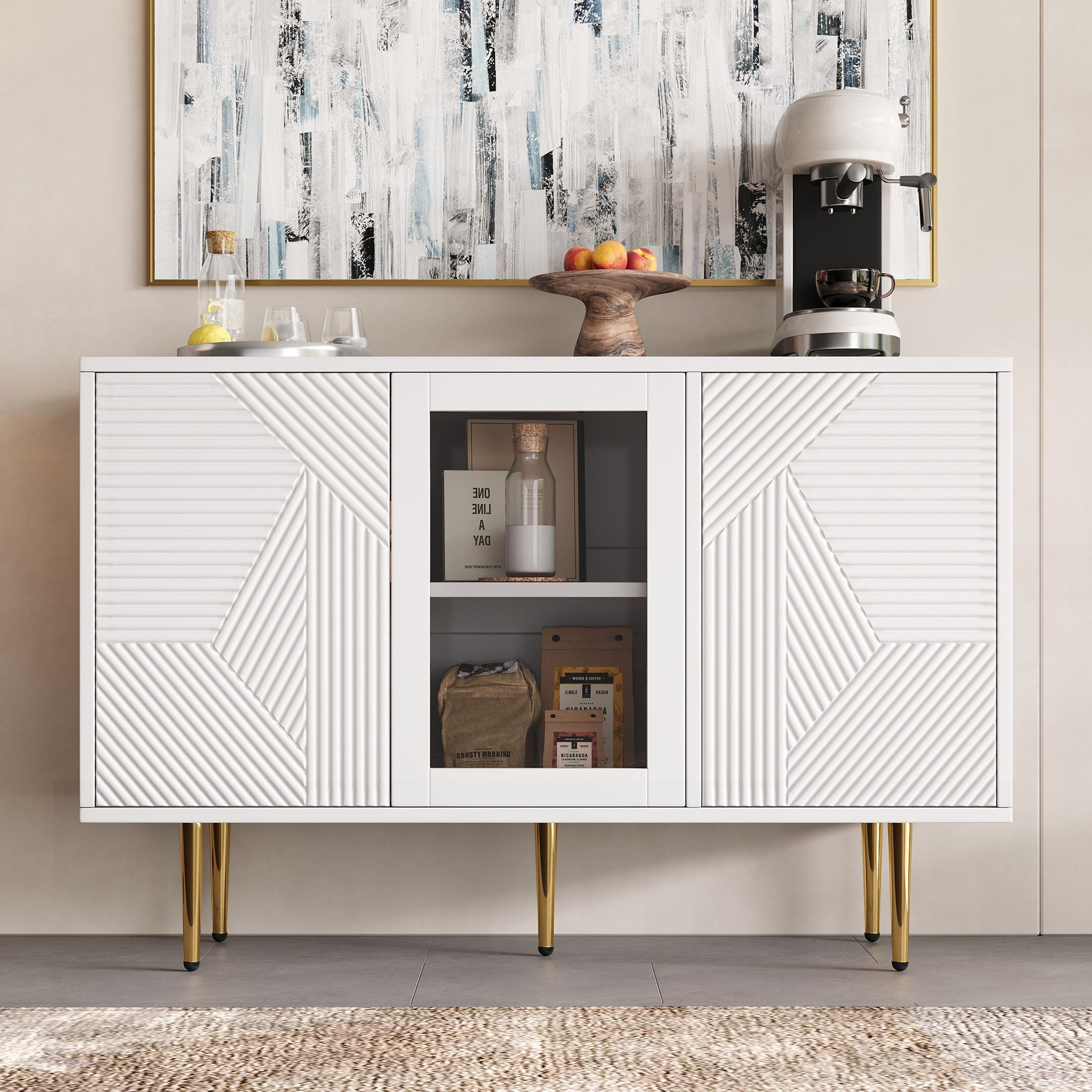 OKWISH Sideboard Modernes Küchenschrank, Anrichte (Moderne günstig online kaufen