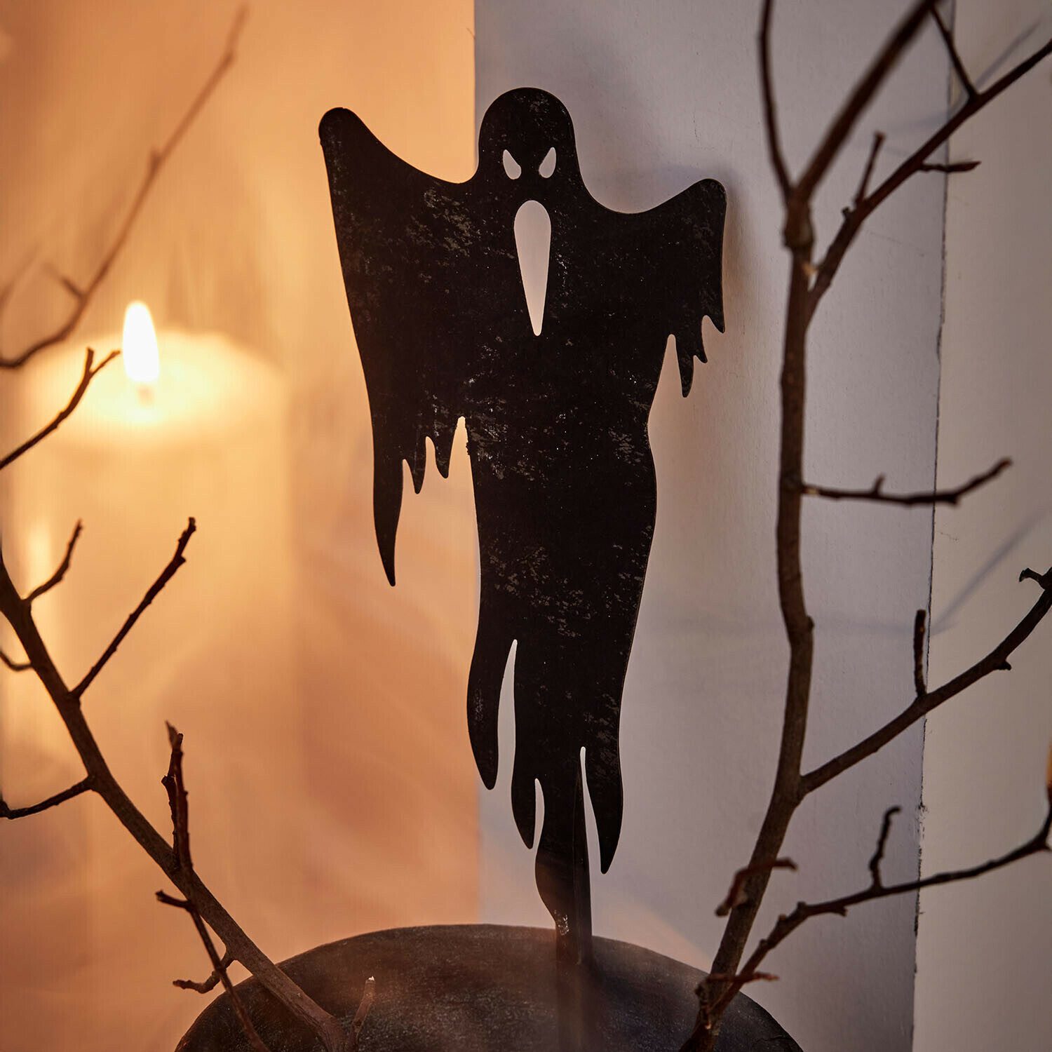 Mirabeau Gartenstecker Deko-Stab Dorellia antikschwarz