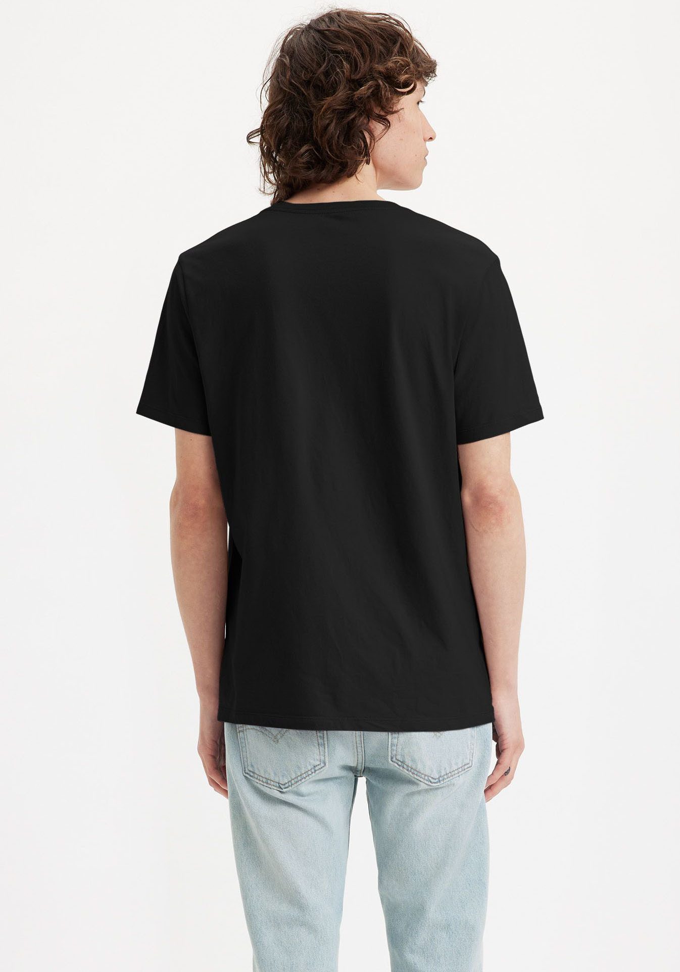 Levi's® V-Shirt LE ORIGINAL HM VNECK mit Logostickerei