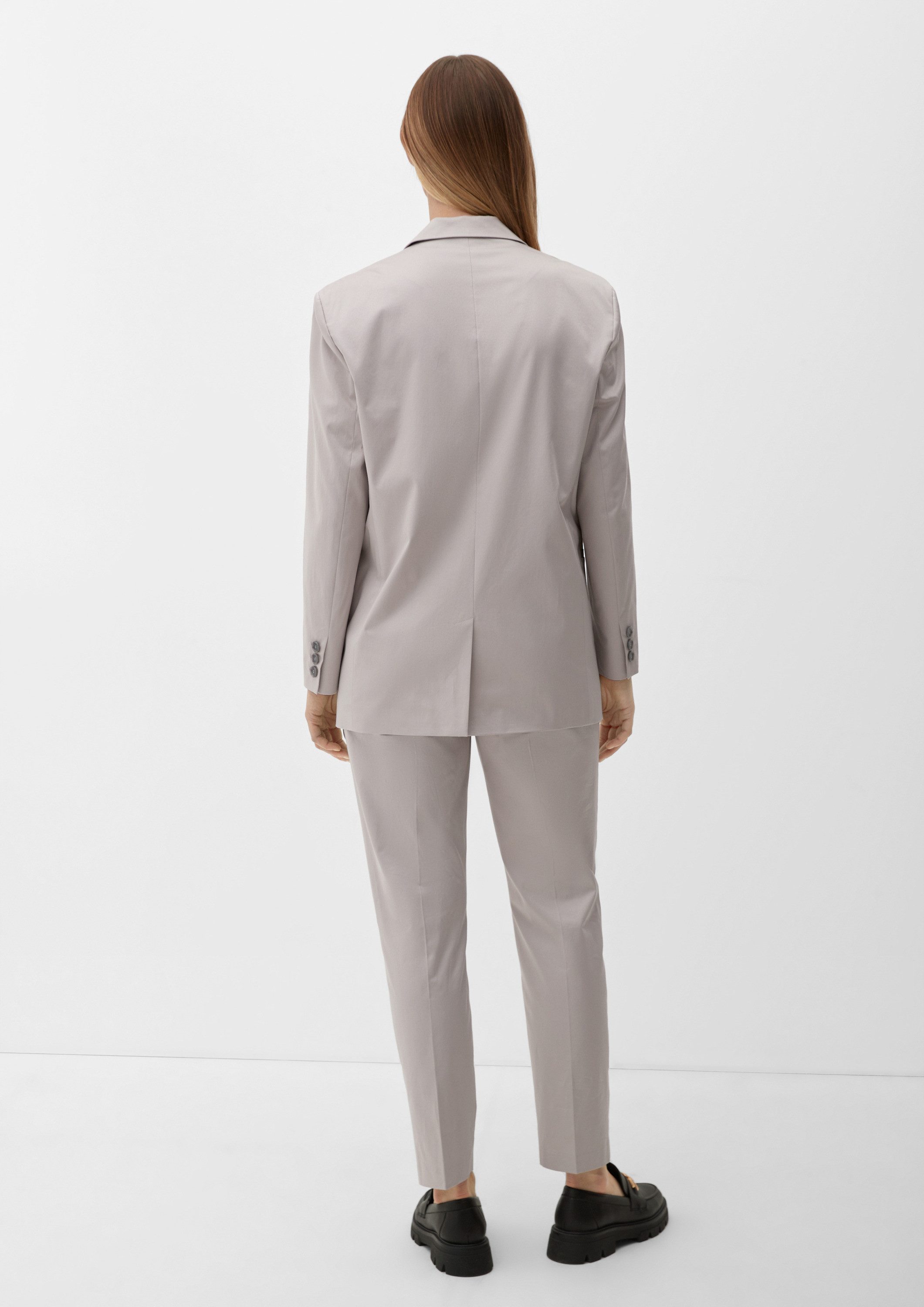 s.Oliver Jackenblazer Indoor-Blazer Blazer aus Baumwollstretch