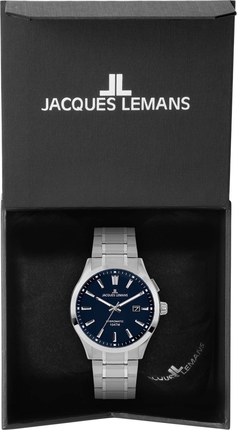 Jacques Lemans Kineticuhr Hybromatic, blau 1-2130G