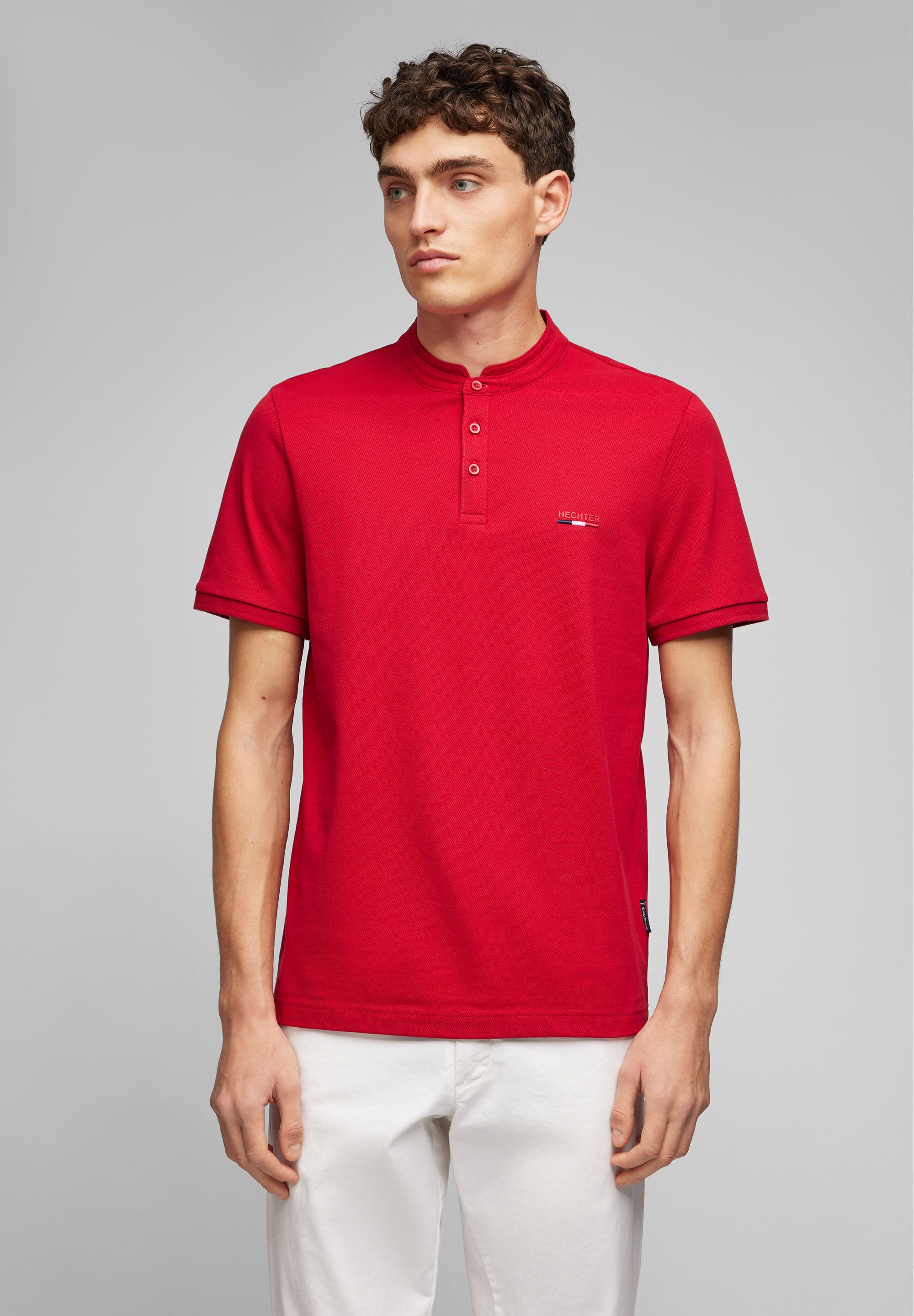 HECHTER PARIS Poloshirt (1-tlg) aus reiner Bio-Baumwolle günstig online kaufen