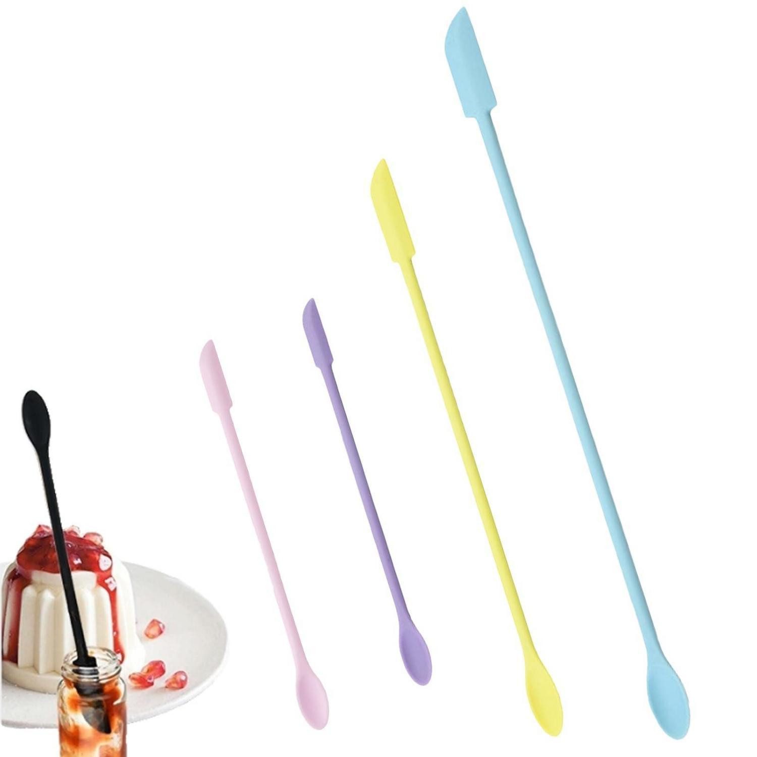 LuxusKollektion Multifunktionsspachtel Mini-Spatel Silikon multifunktional 4er Set (4-St)