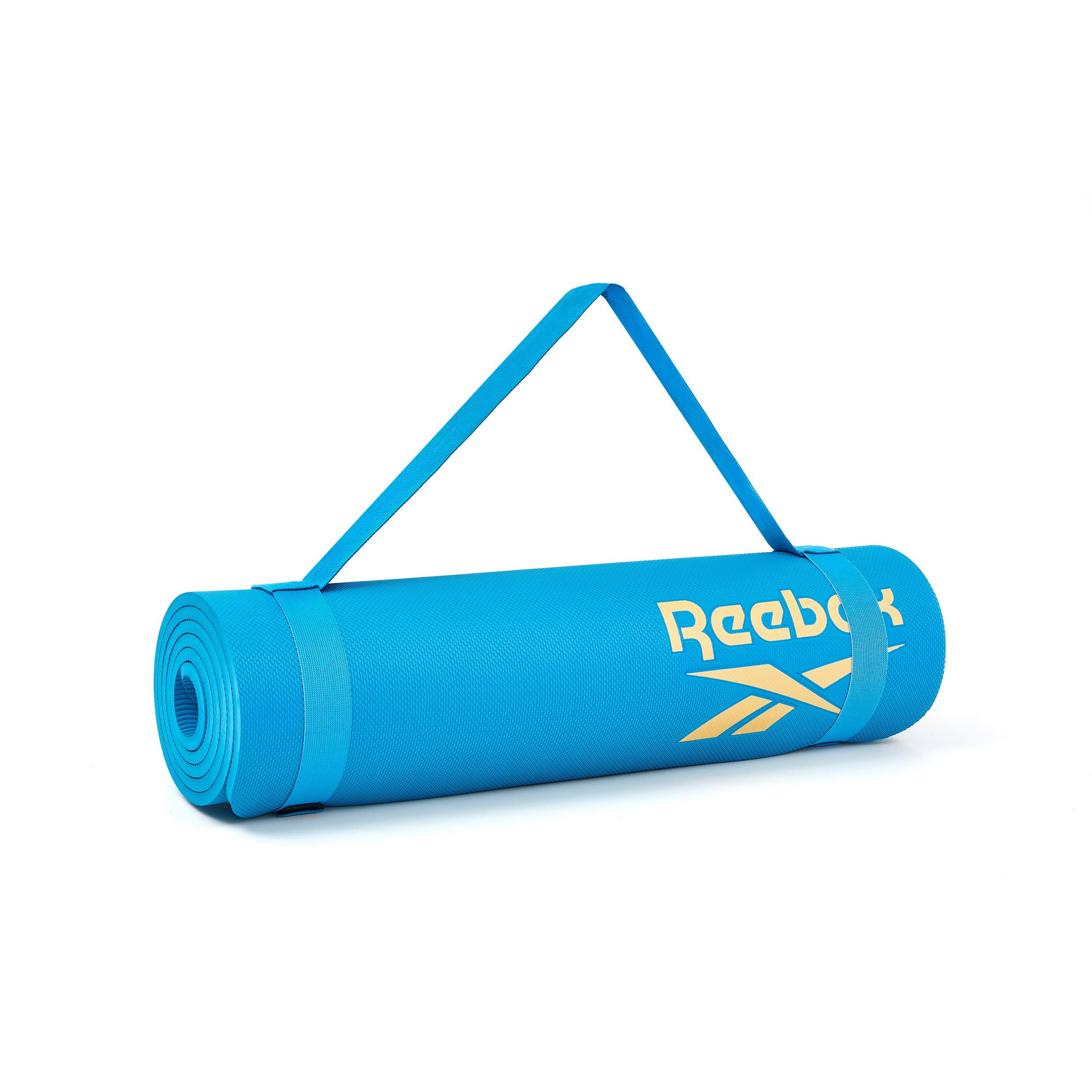 Reebok Blau, Fitnessmatte Reebok strapazierfähigem Material und Fitness-/Trainingsmatte rutschfestem 8mm, mit Performance,