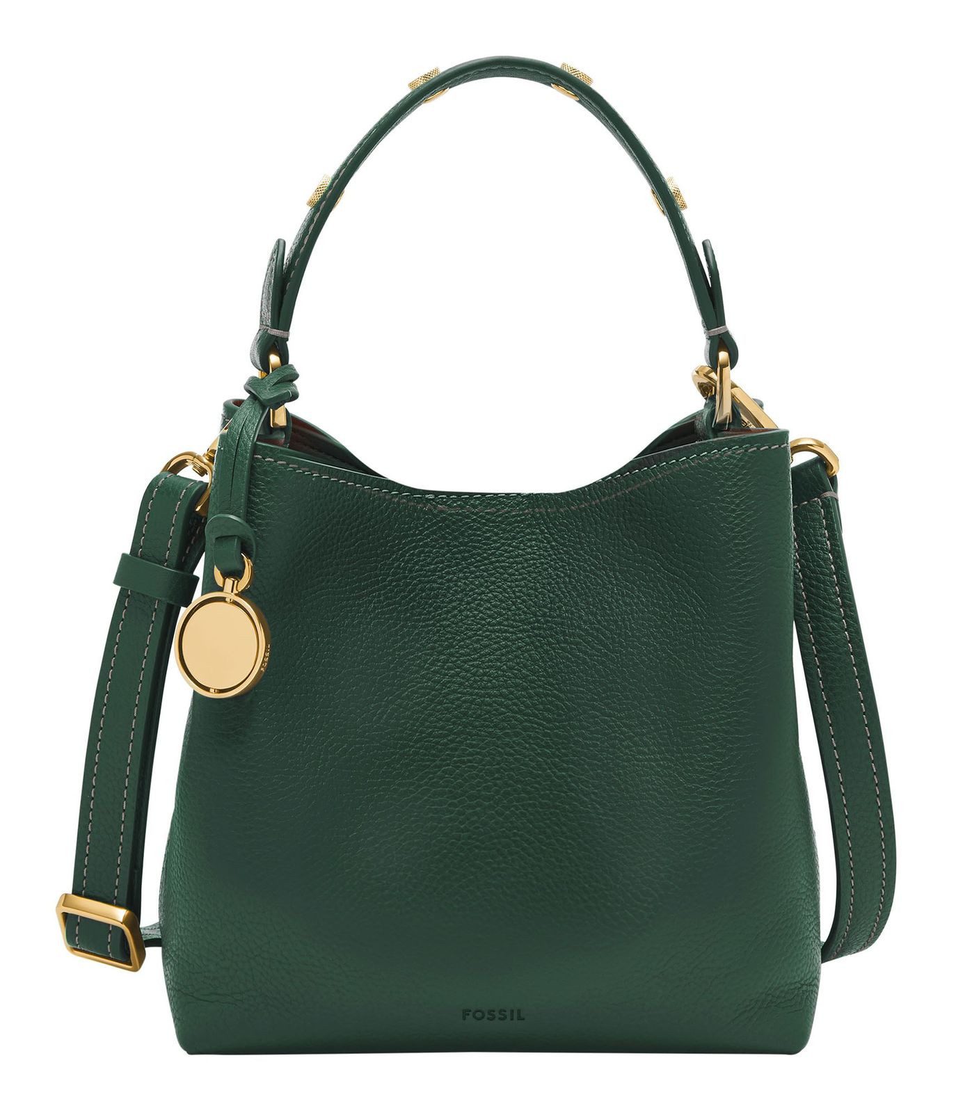 Fossil Umhängetasche Bucket Crossbody Bag, aus echtem Leder