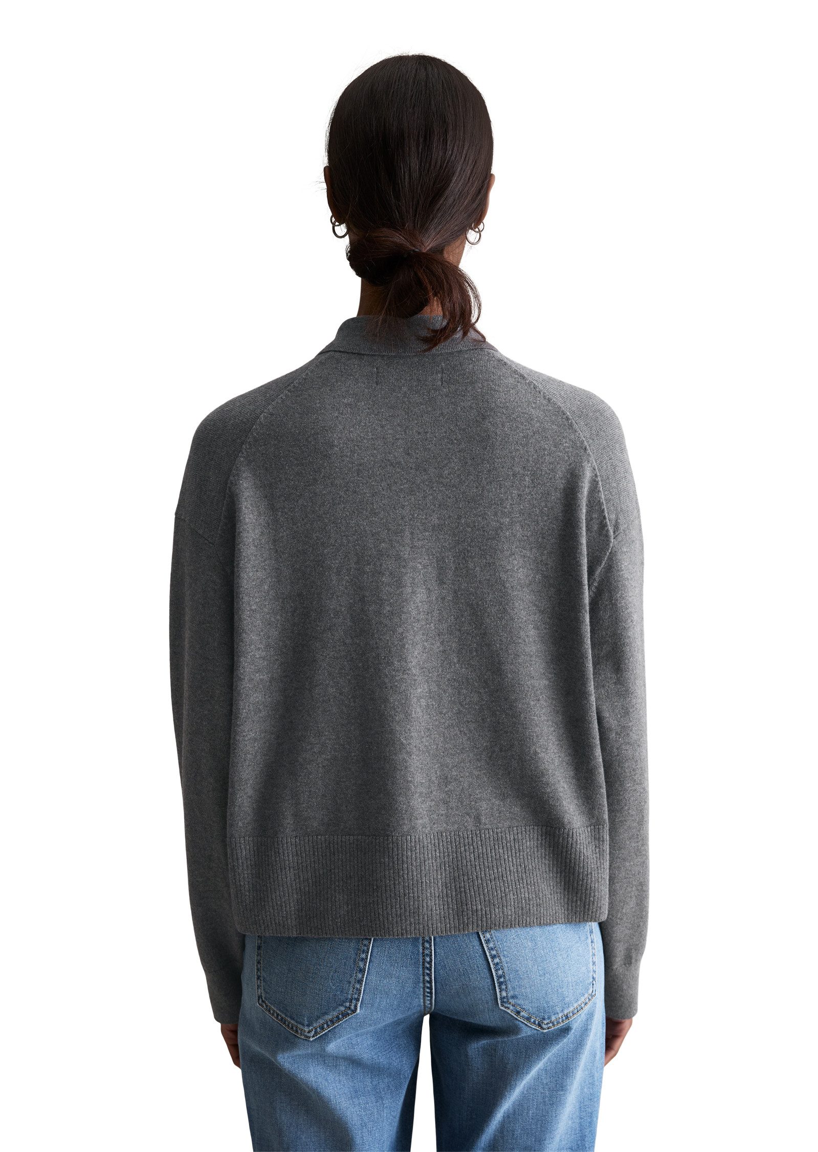 Marc O'Polo DENIM Polokragenpullover relaxed fit aus Soft Cotton Stretch günstig online kaufen