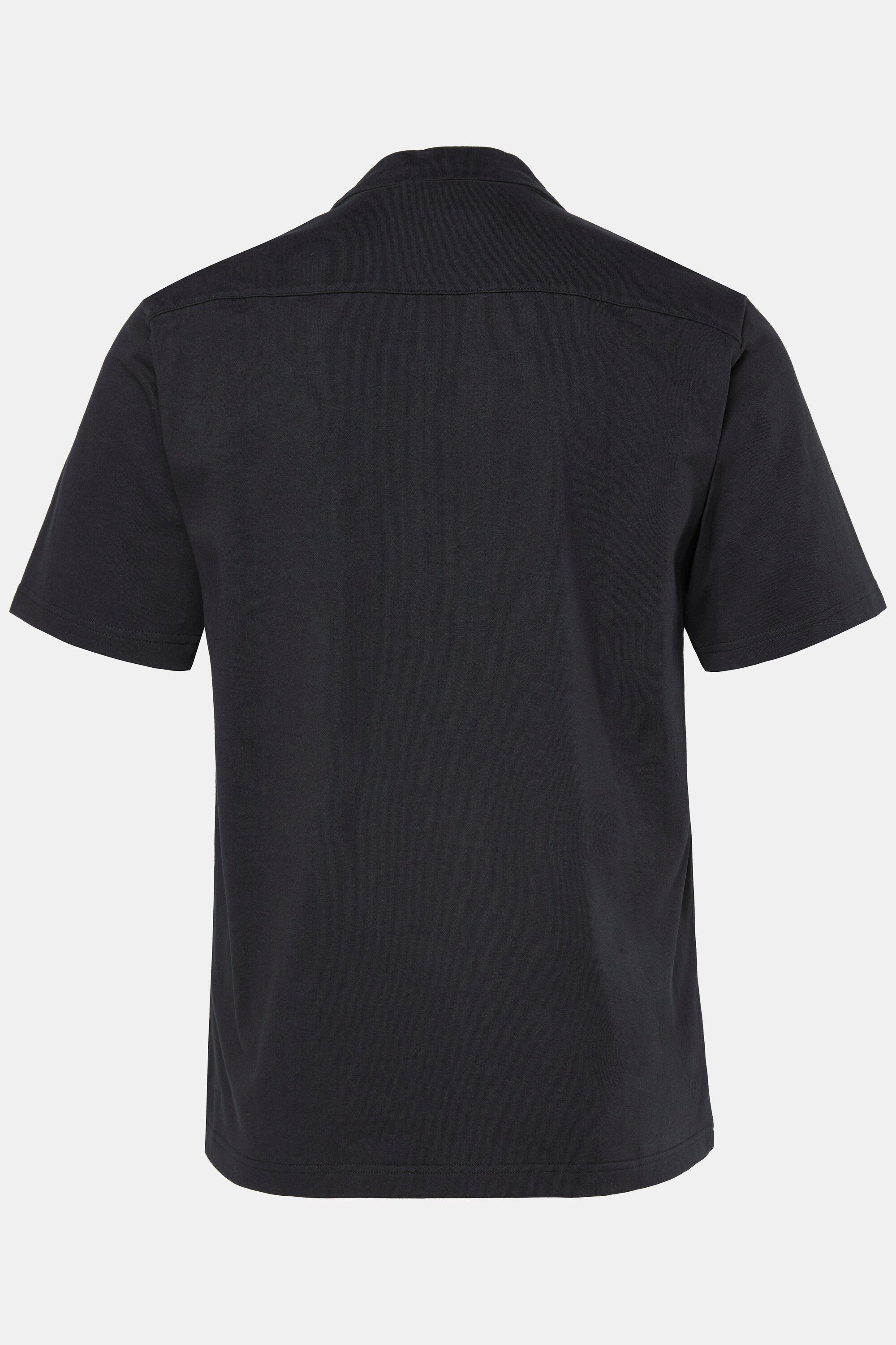 JP1880 Kurzarmhemd Jerseyhemd Halbarm Cuba-Kragen Cuba Fit