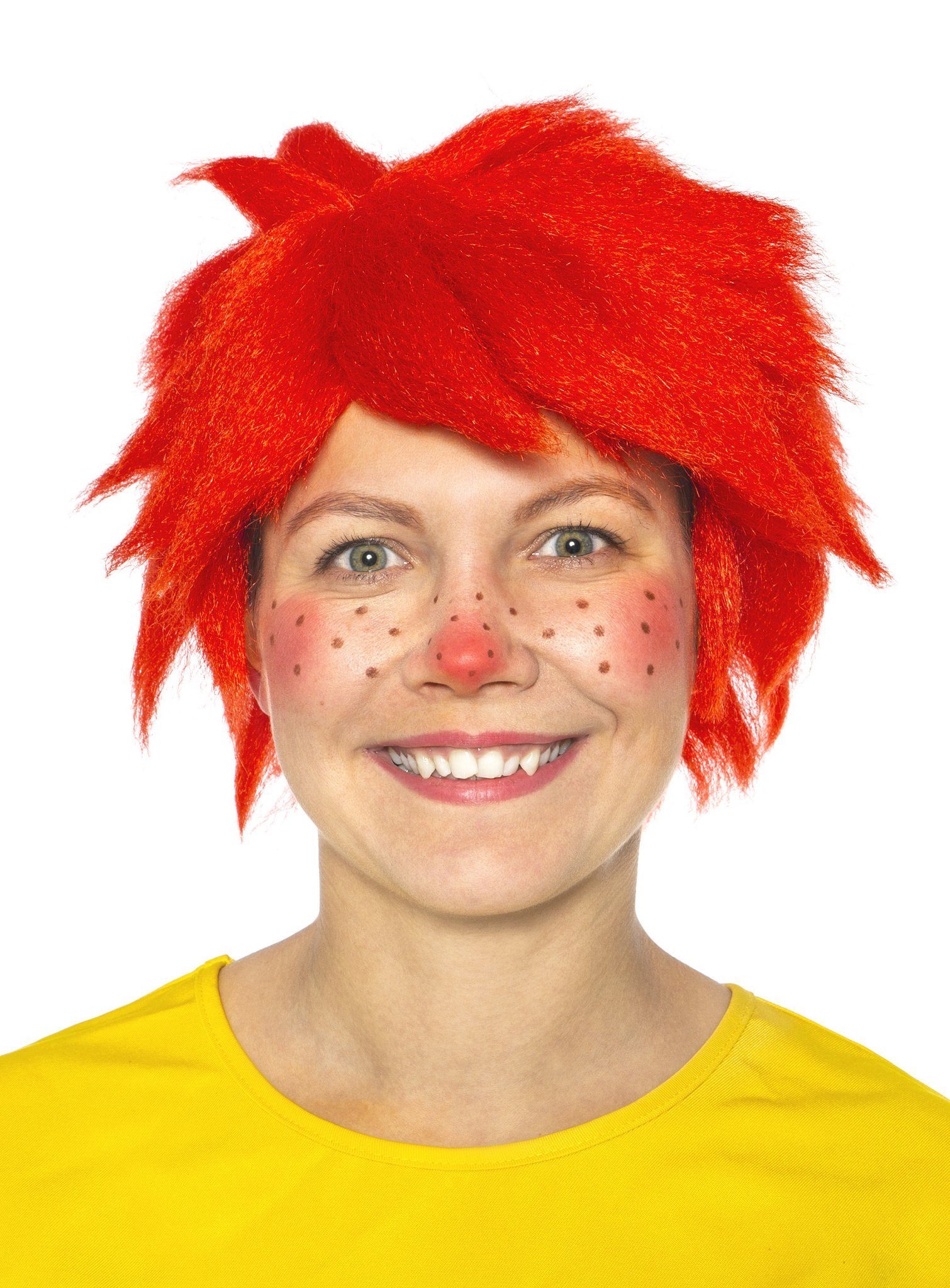 Maskworld Kostüm-Perücke Pumuckl Perücke - für Faschingskostüm Damen Herren, Lizenzierte original Pumuckl Perücke für Erwachsene von MASKWORLD