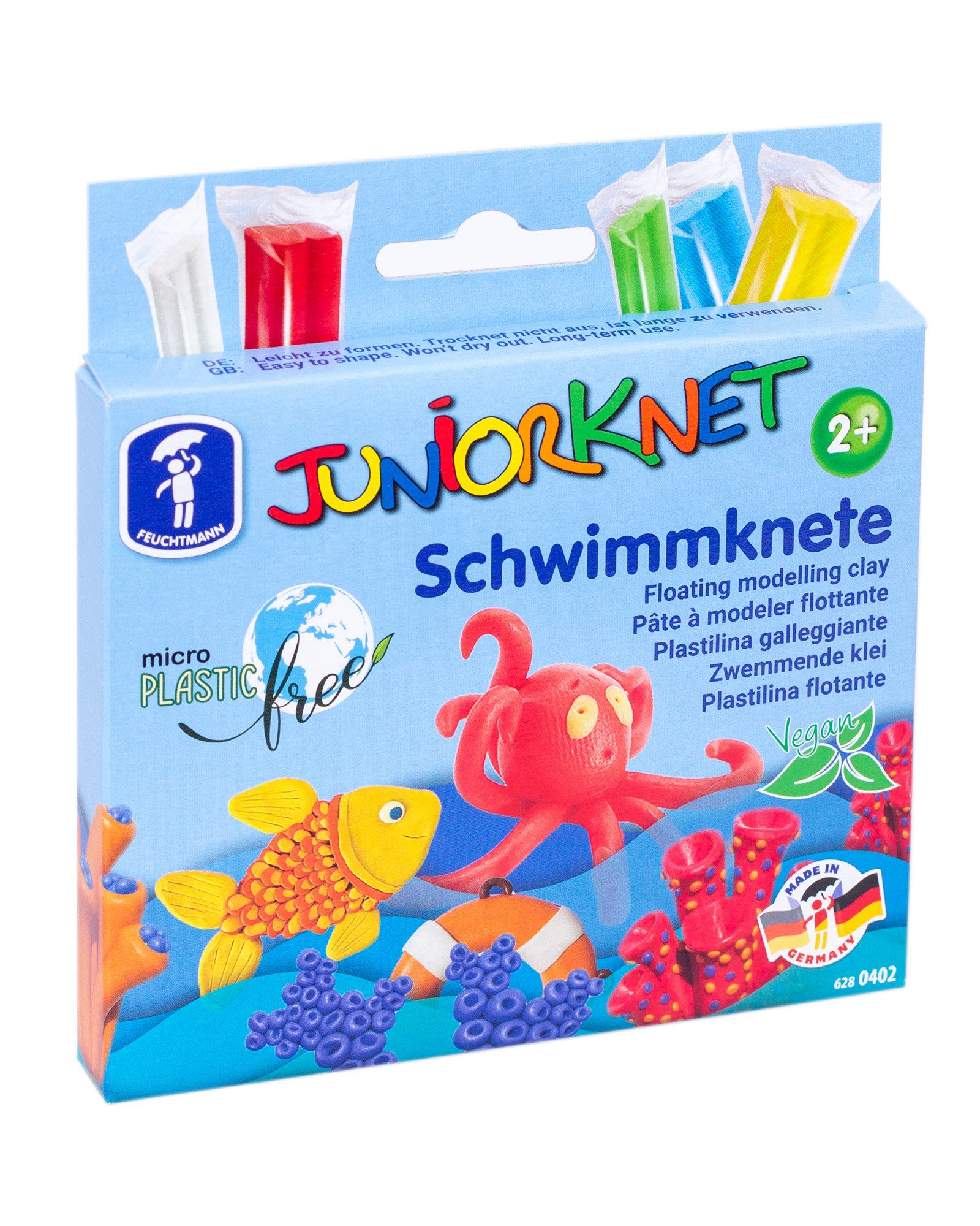 Feuchtmann Knete JUNiORKNET Schwimmknete (1-tlg), vegane und glutenfreie Kinderknete nicht trocknend