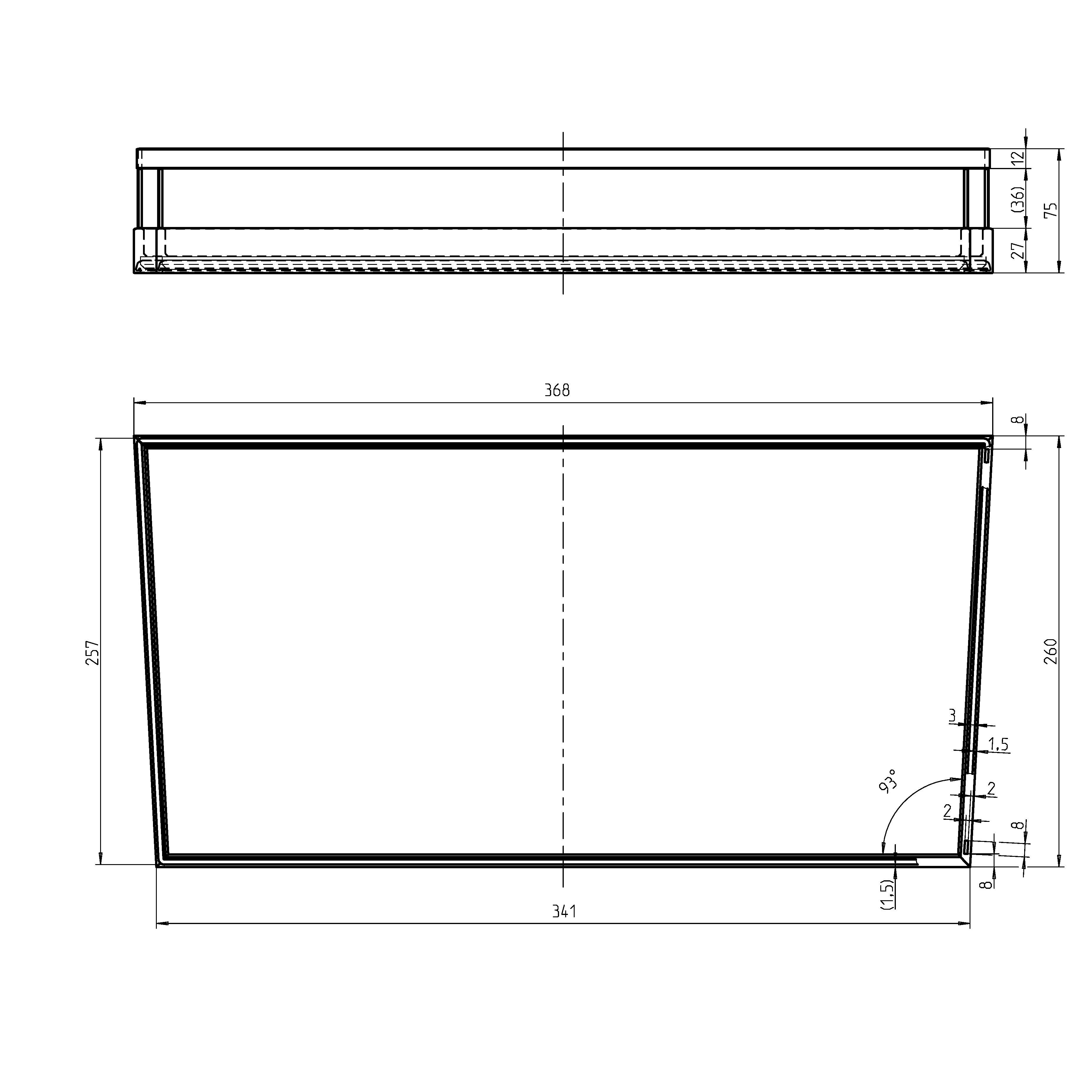Kesseböhmer Auszugsboden Dispensa Tandem Auszugsrahmen und Side Türregal silbergrau, Dispensa Tandem II Einhängetablar für 450 mm Schrankbreite