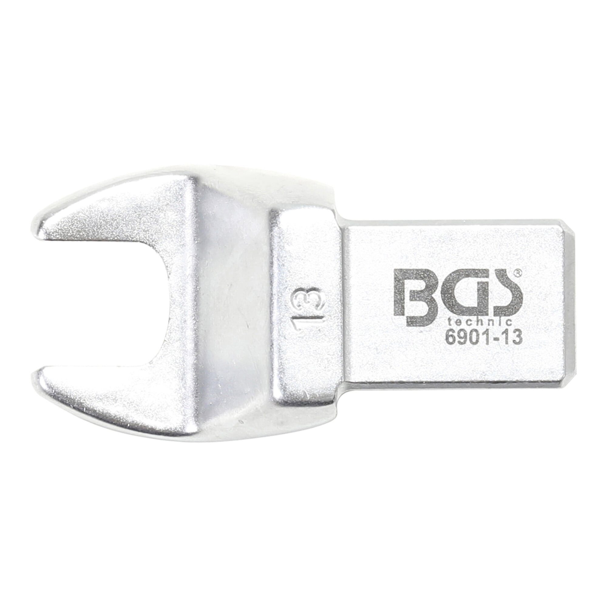 BGS technic Maulschlüssel BGS Einsteck-Maulschlüssel 6901-13, 13 mm, Aufnahme 14 x 18