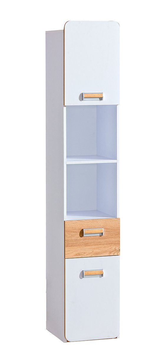 99rooms Kinderkleiderschrank Laterne (Kinderschrank, Mehrzweckschrank) 2-türig, mit Fächern und Schublade, viel Stauraum, Modern Design, für Kinder