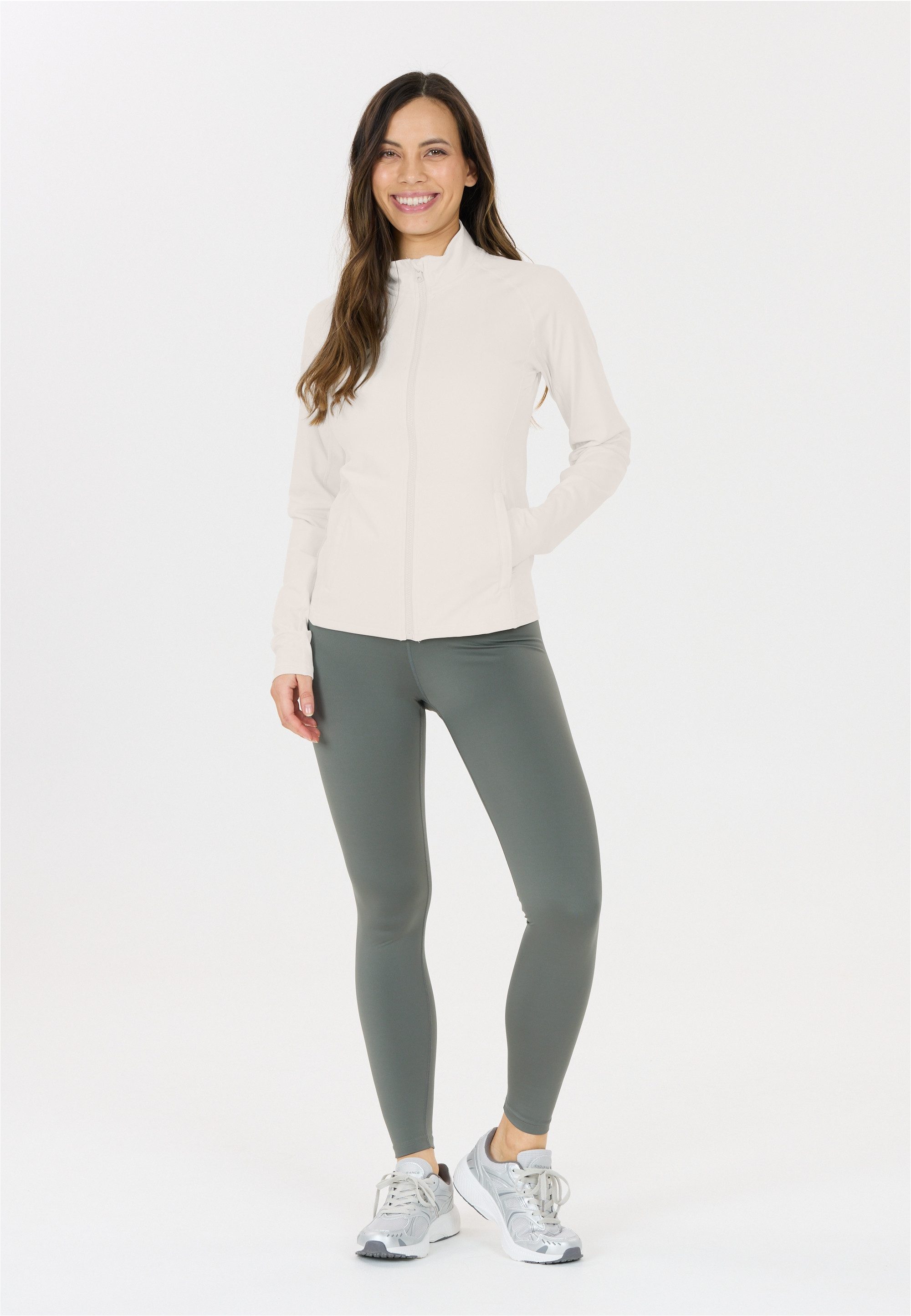 ATHLECIA Outdoorjacke Krosa mit Vollreißverschluss und Flatlock-Nähten günstig online kaufen