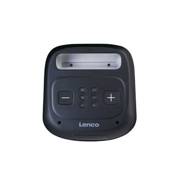 Lenco PA-100BK High-Power-Soundsystem BT Lichteffekte Party-Lautsprecher (Bluetooth, 100 W)