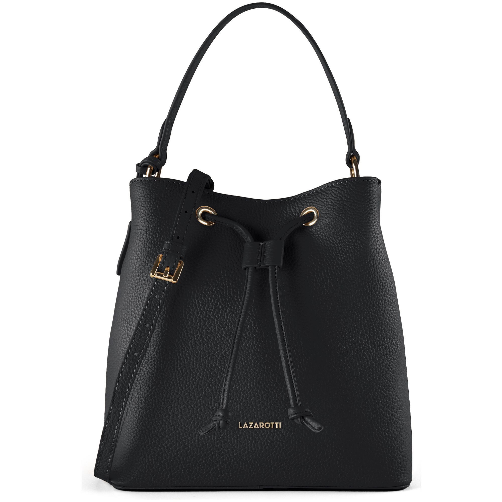 Lazarotti Beuteltasche Bologna Leather Crossbody Beuteltasche Leder 25 cm