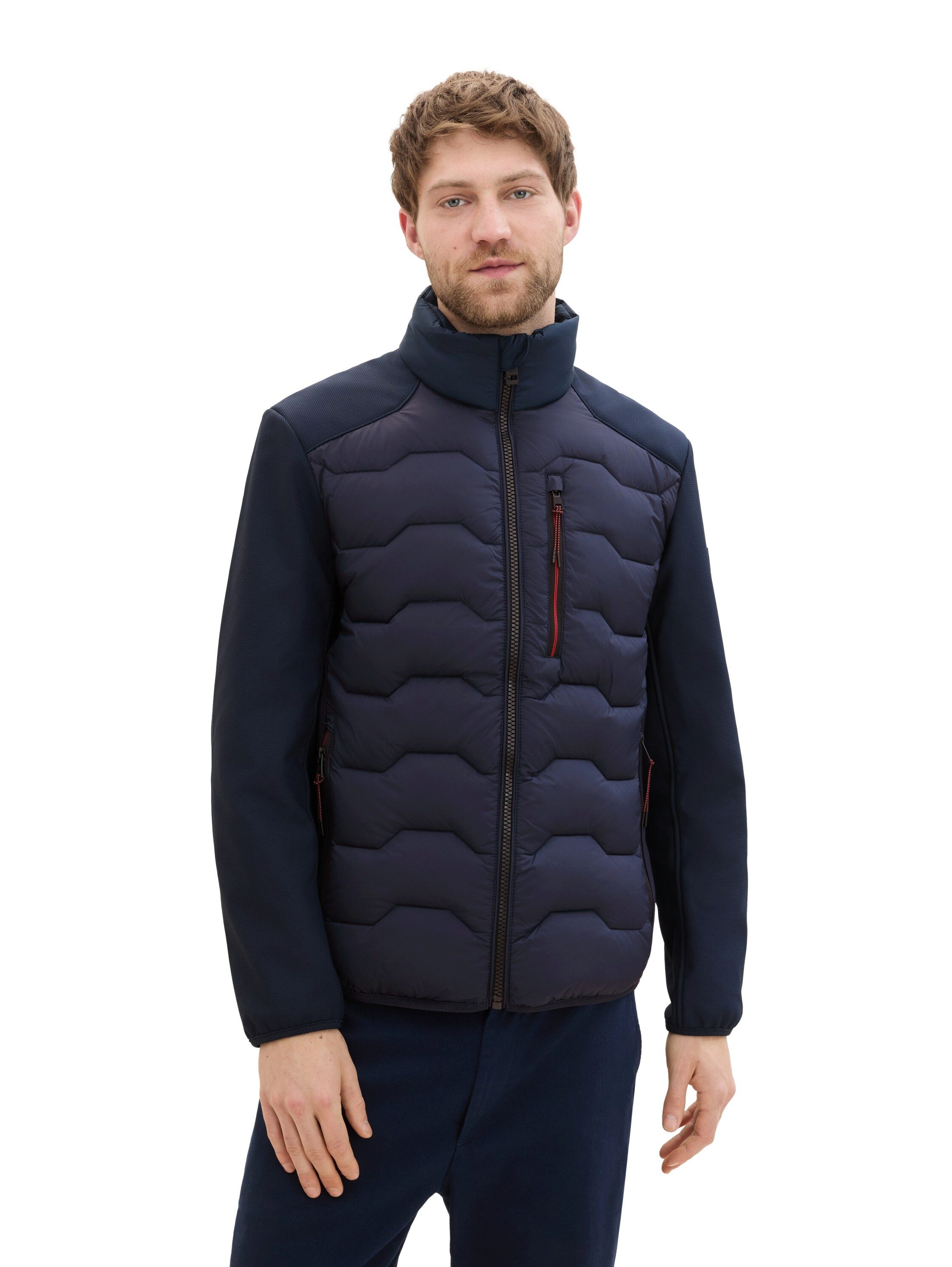 TOM TAILOR Hybridjacke mit Stehkragen günstig online kaufen