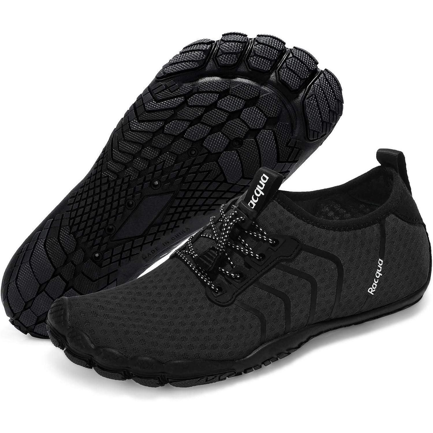 Wasserschuhe Barfußschuhe Mesh Composite Herren 45 EU Wz111eu Black Wasserschuh