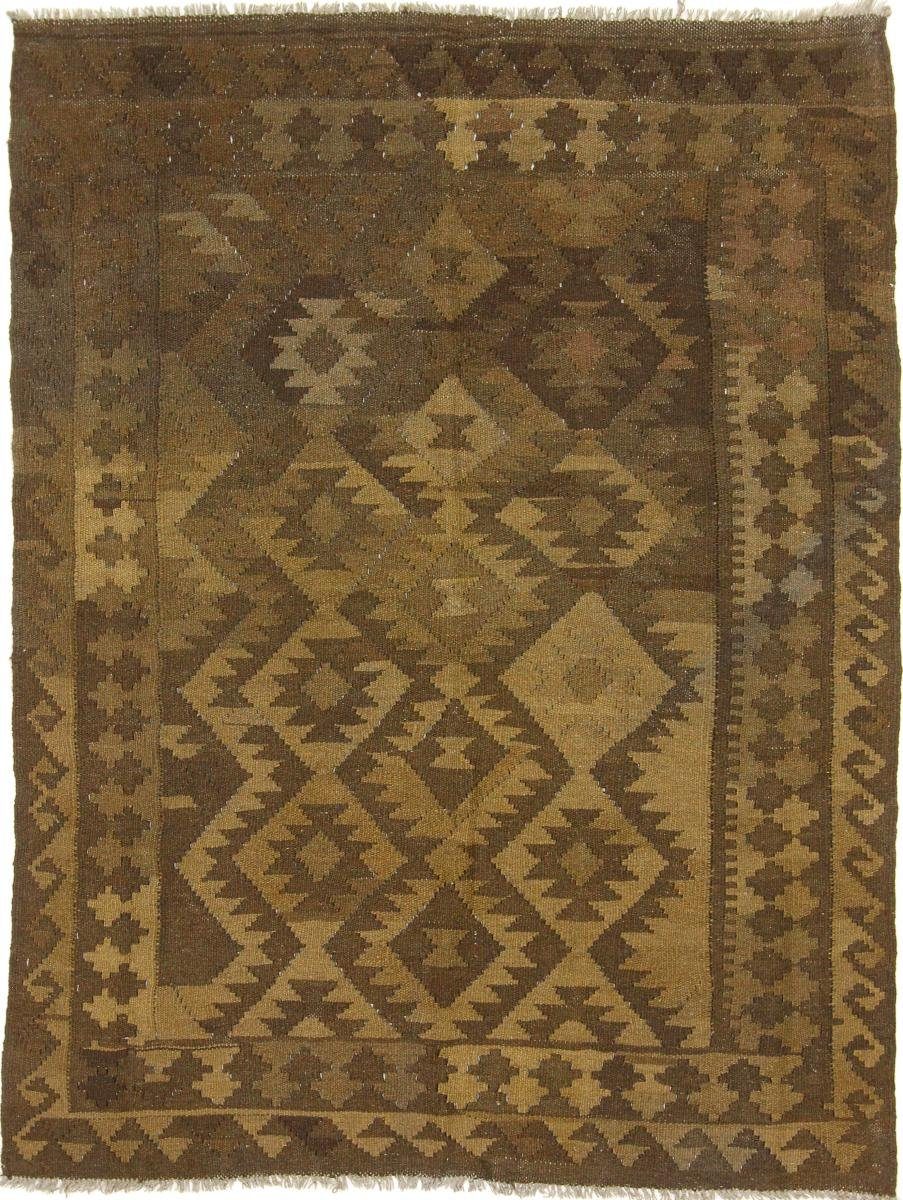 Orientteppich Kelim Afghan Heritage 130x168 Handgewebter Moderner Orientteppich, Nain Trading, rechteckig, Höhe: 3 mm