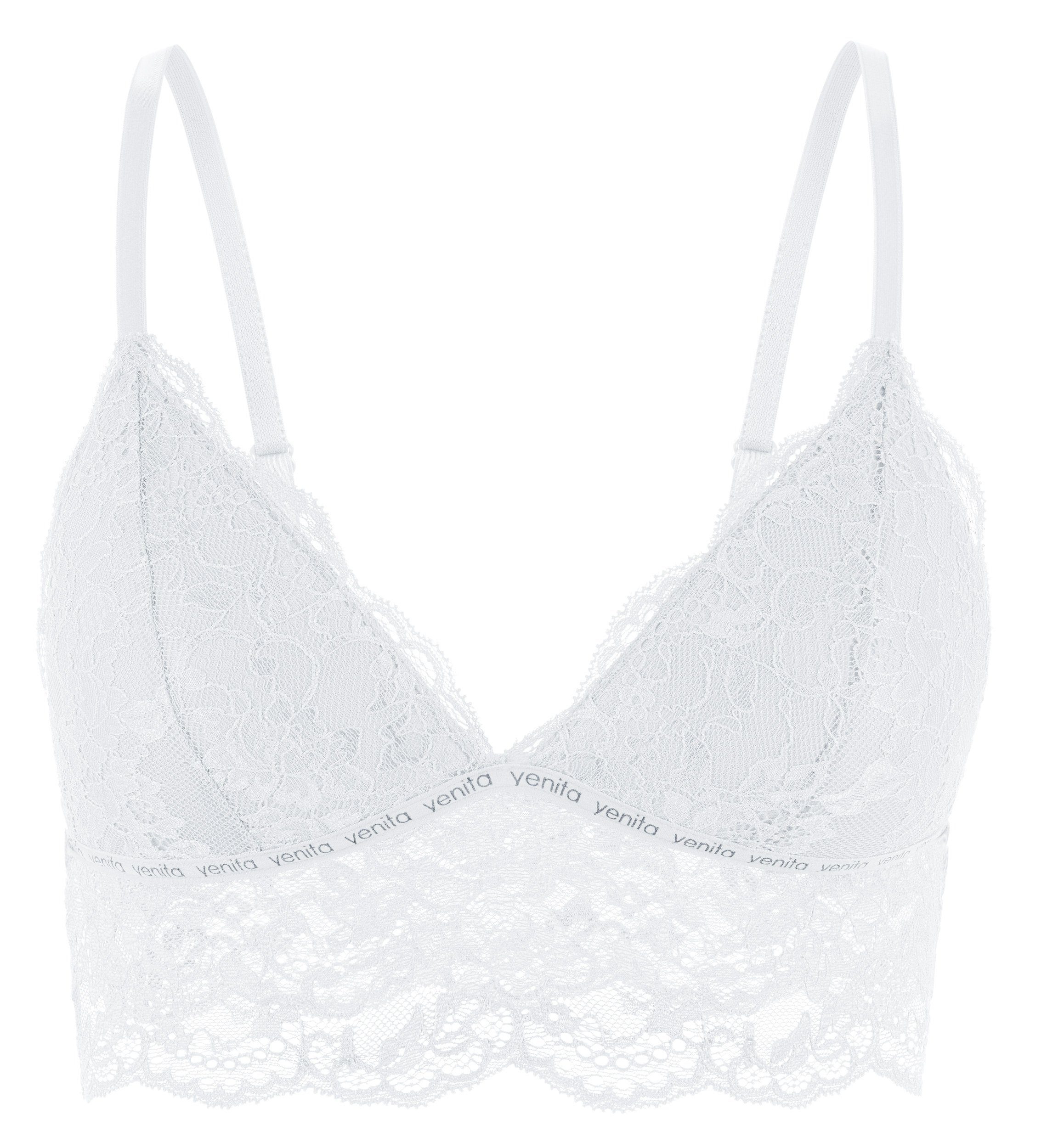 Yenita® Bustier ohne Bügel aus feiner Spitze