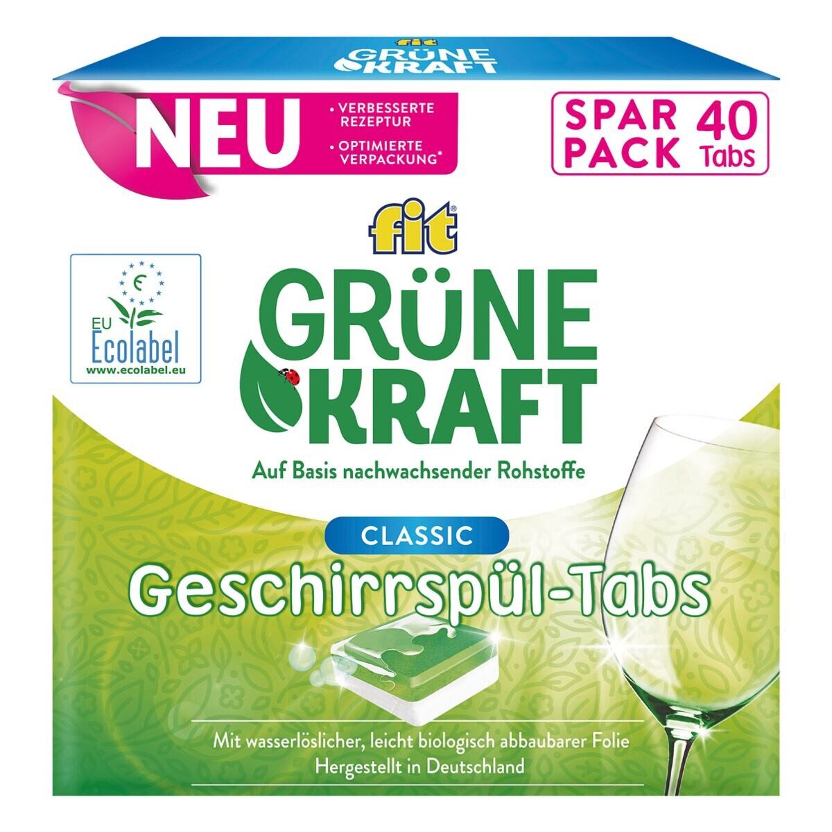 Grüne Kraft Classic Spülmaschinentabs