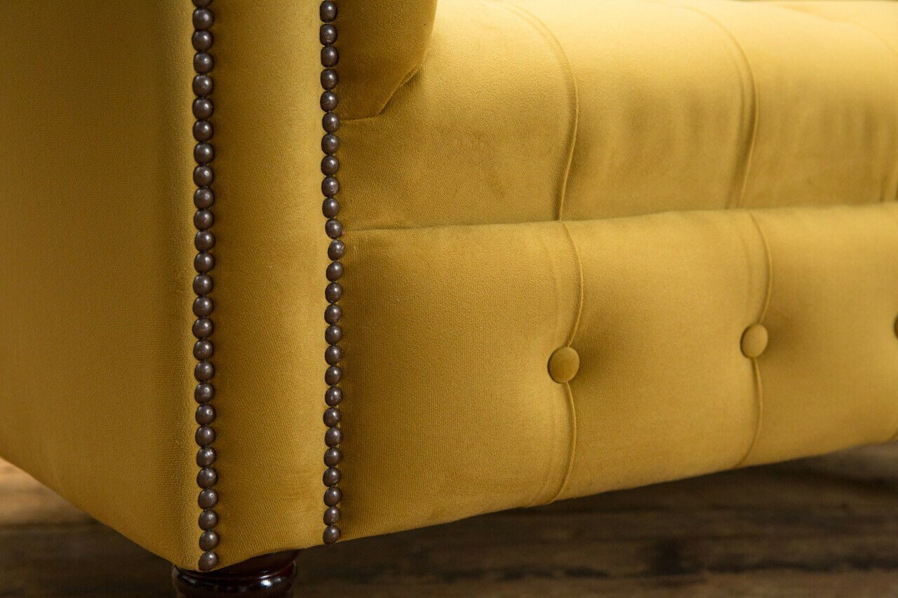 Xlmoebel Polsterbank Chesterfield-Sofa in edlem Design mit hochwertiger Polsterung (1-St., Sofa 1,5 Sitzer), Hergestellt in Europa