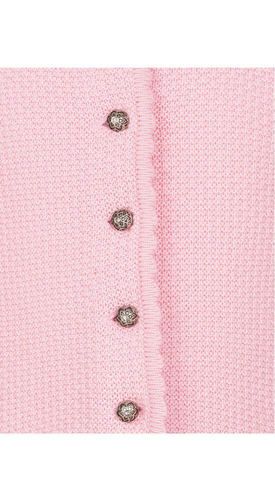Nübler Trachtenstrickjacke Kinderstrickjacke Yvonne in Rosa von Nübler, Trachtenmode – Bild 4 von 5