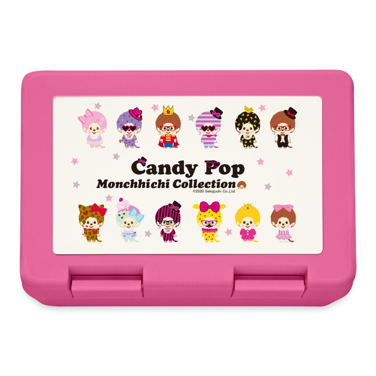 Spreadshirt Lunchbox Monchhichi Collection Candy Pop Brotdose Lunchbox, Plastik, Aluminium