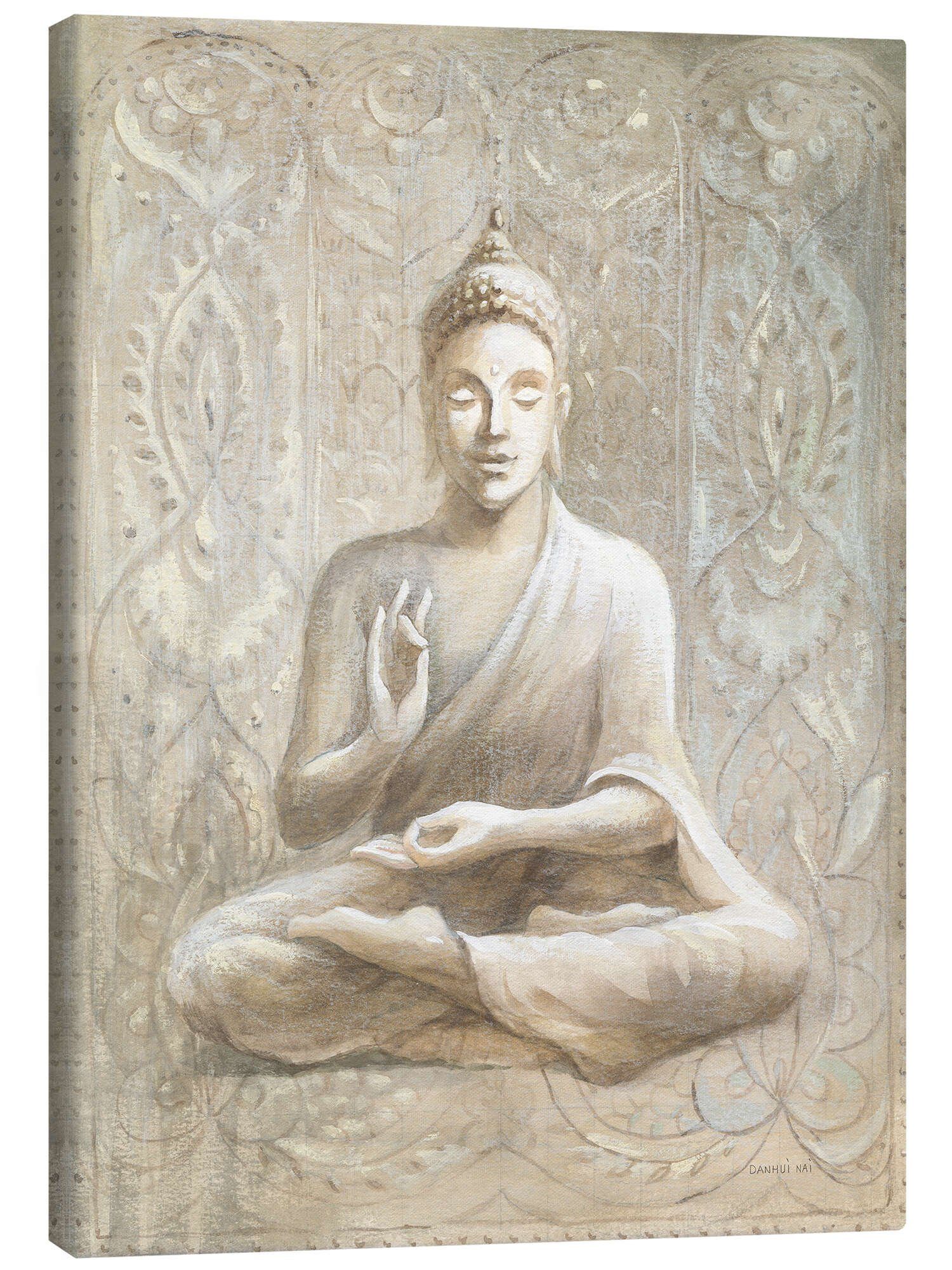 Posterlounge Wandbild Friedvoller Buddha, Danhui Nai, erhältlich als Poster, Leinwandbild, Wandsticker oder Acrylglasbild