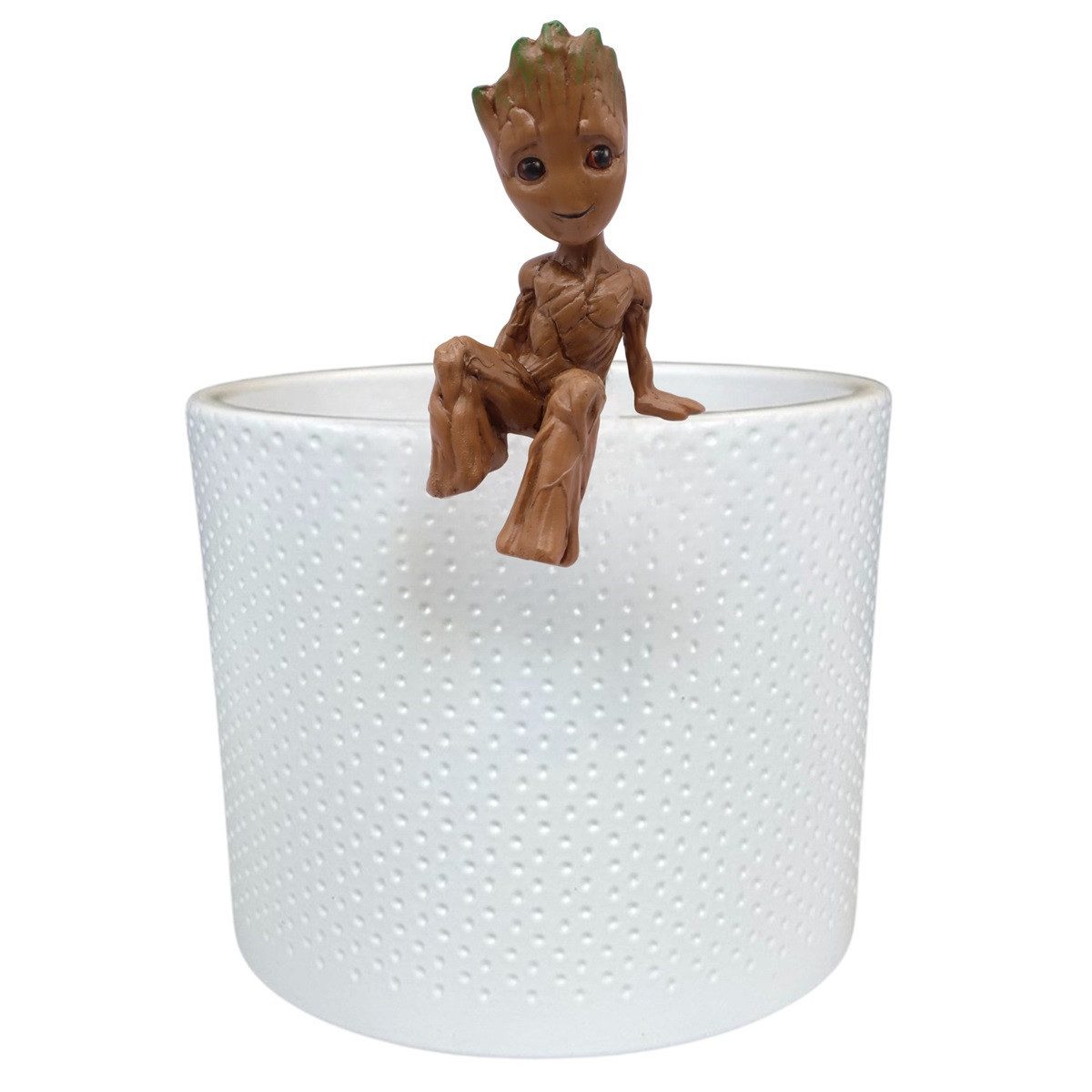 Disney Gartenfigur Blumentopf Deko Anhänger Groot – Marvel Pot Buddy 10 cm aus Polyresin