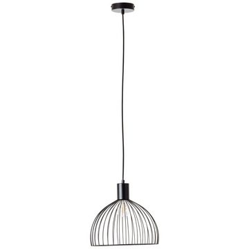 Brilliant Pendelleuchte Blacky, Blacky Pendelleuchte 30cm schwarz matt 1x A60, E27, 40W, geeignet fü