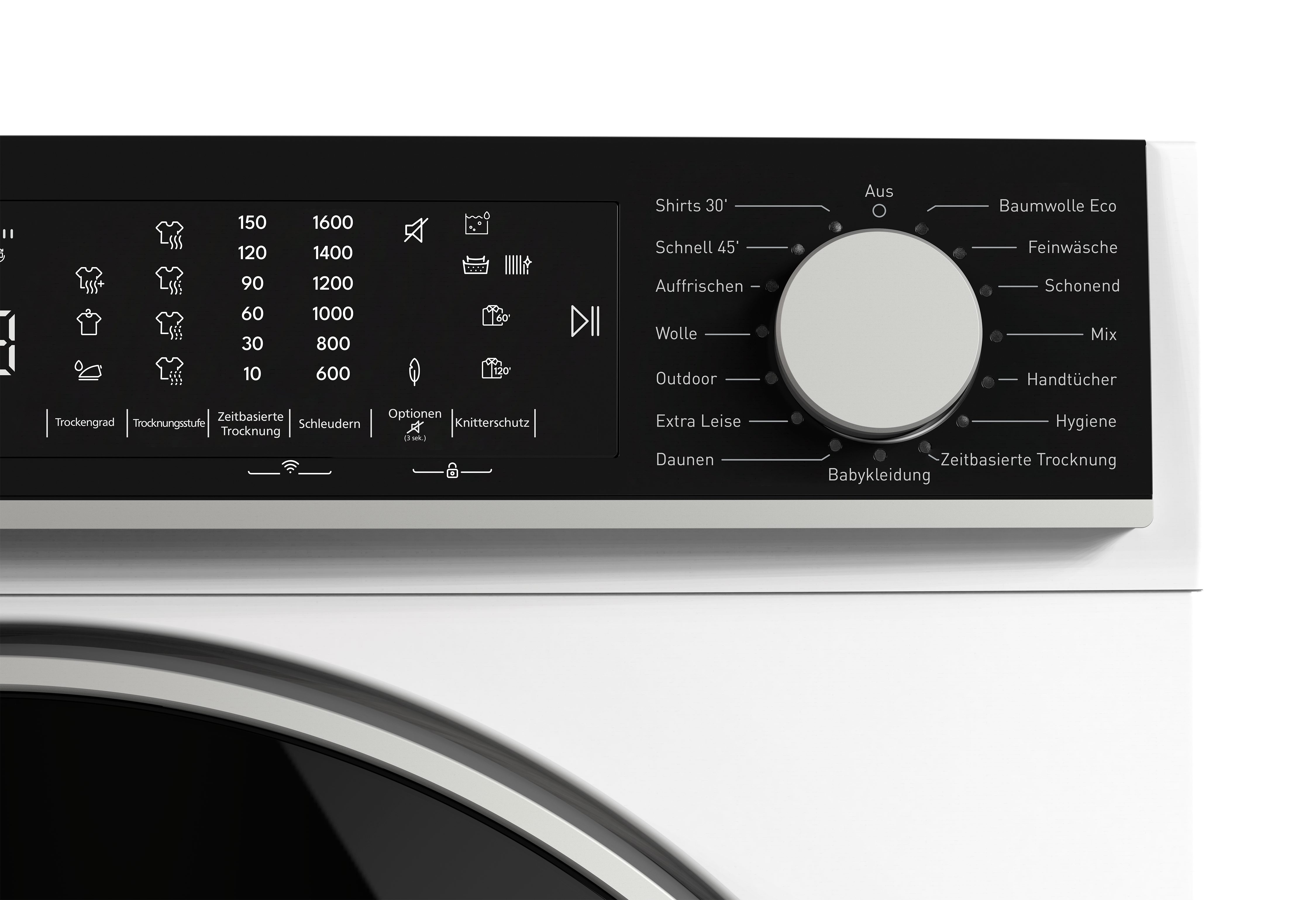 Sharp Wärmepumpentrockner KD-WNHL KD-WNHL8S9GWB-DE, WiFi, VeeZy App-Steuerung, BubbleDrum, Sensortrocknung, 15 Programme