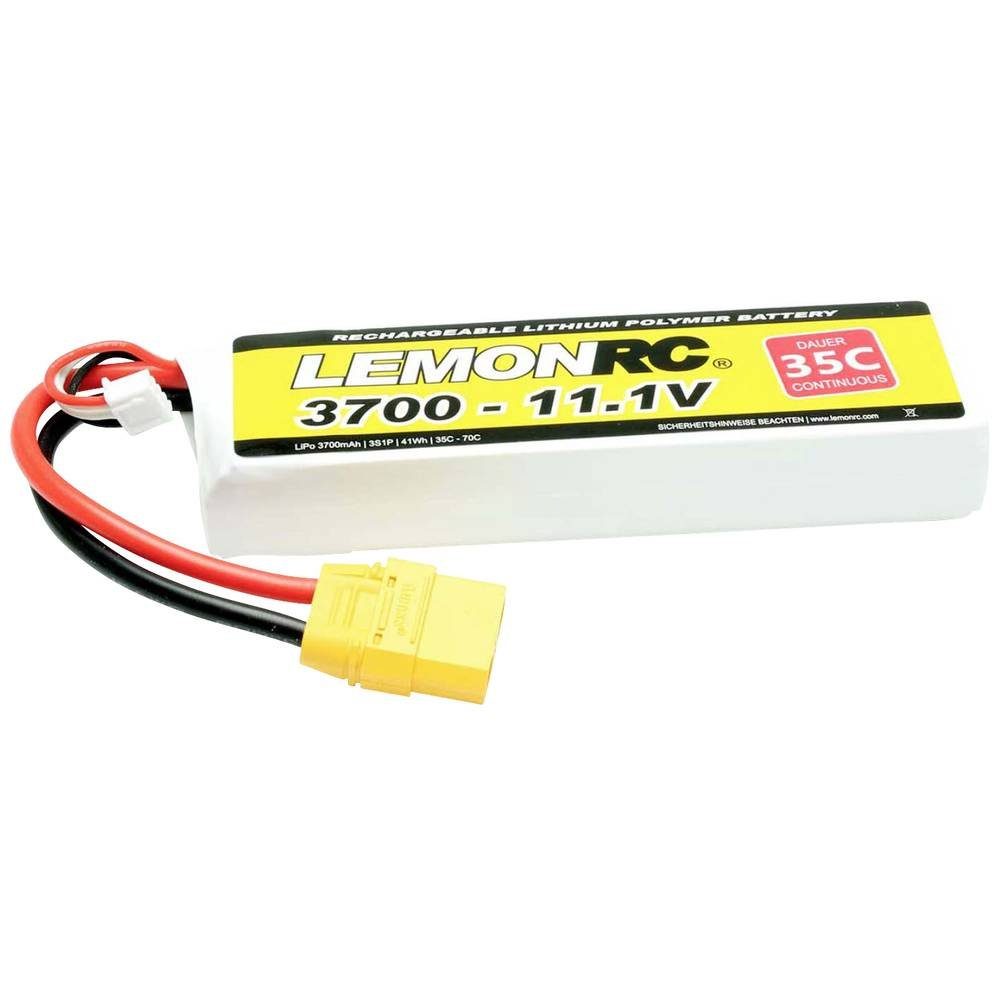 LemonRC LiPo Akku 3700 - 11.1V (35C 15728 Akku