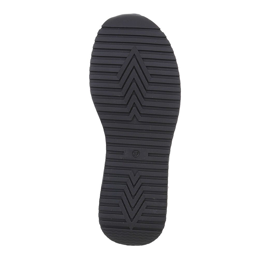 Ital-Design Damen Snowboots Freizeit Snowboots (87214523) Flach Plateaustiefeletten in Weiß