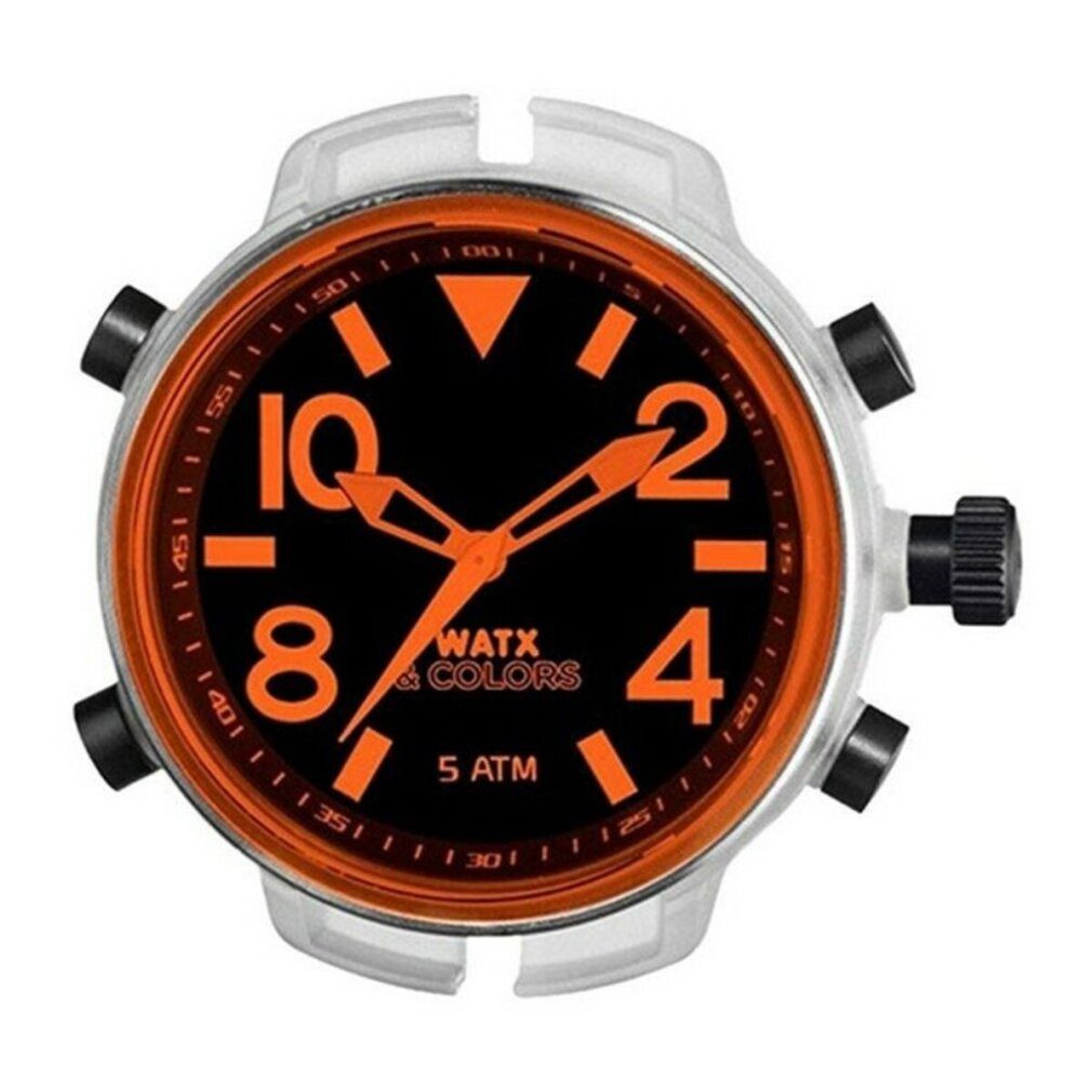 Watx Luxusuhr Unisex-Uhr & Colors RWA3702 Orange (49 mm)