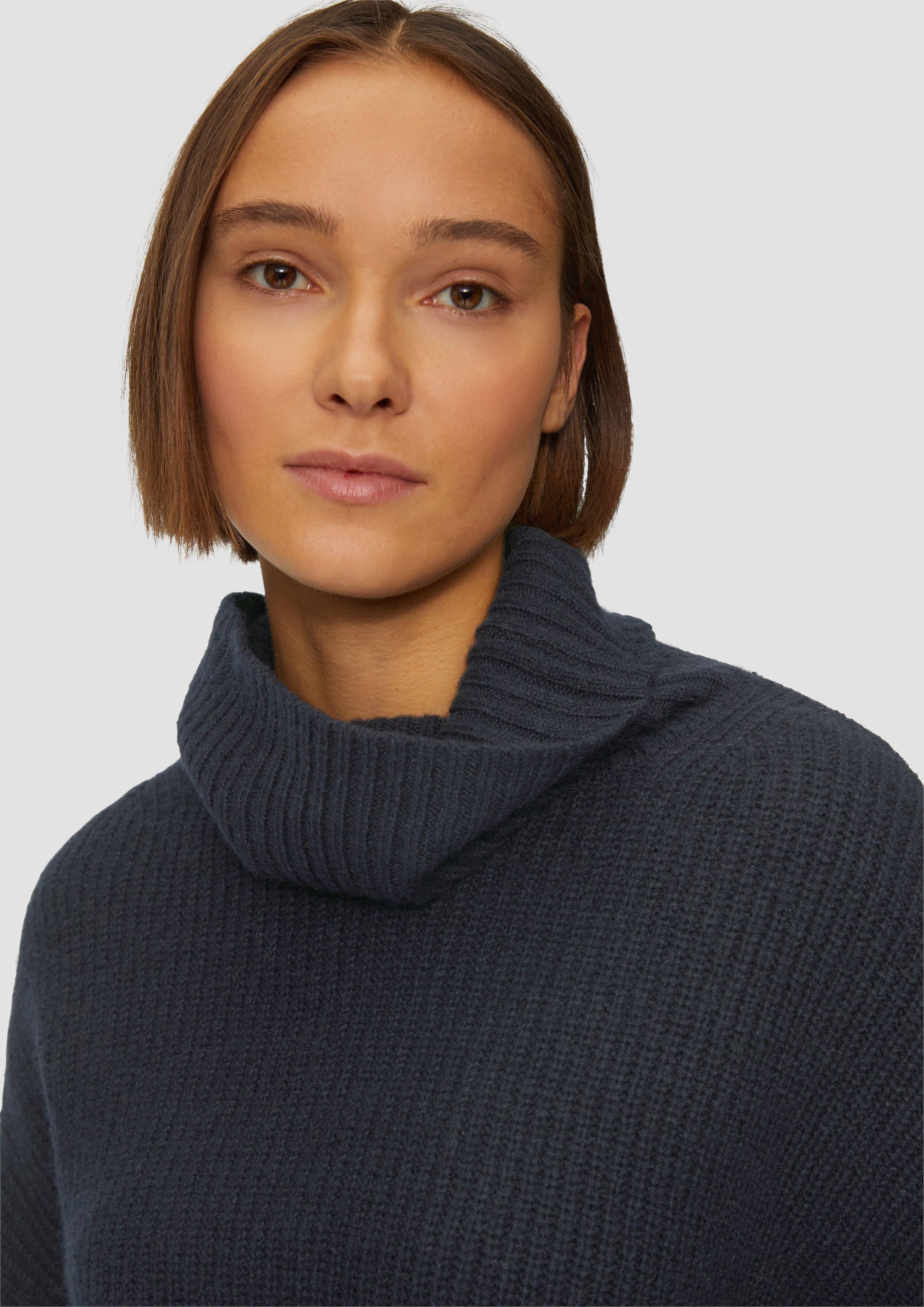 s.Oliver Strickpullover Oversized Pullover mit Rollkragen günstig online kaufen
