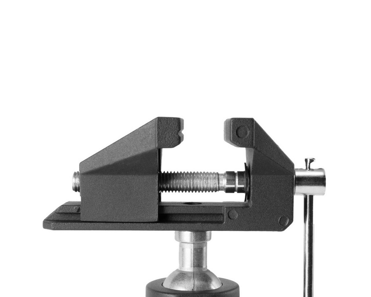 Thumbnail - STAHLWERK Schraubstock TS-50 ST Tischschraubstock mit Kugelgelenk, Packung, 1-St., Einzel, Flexibler Parallelschraubstoc...