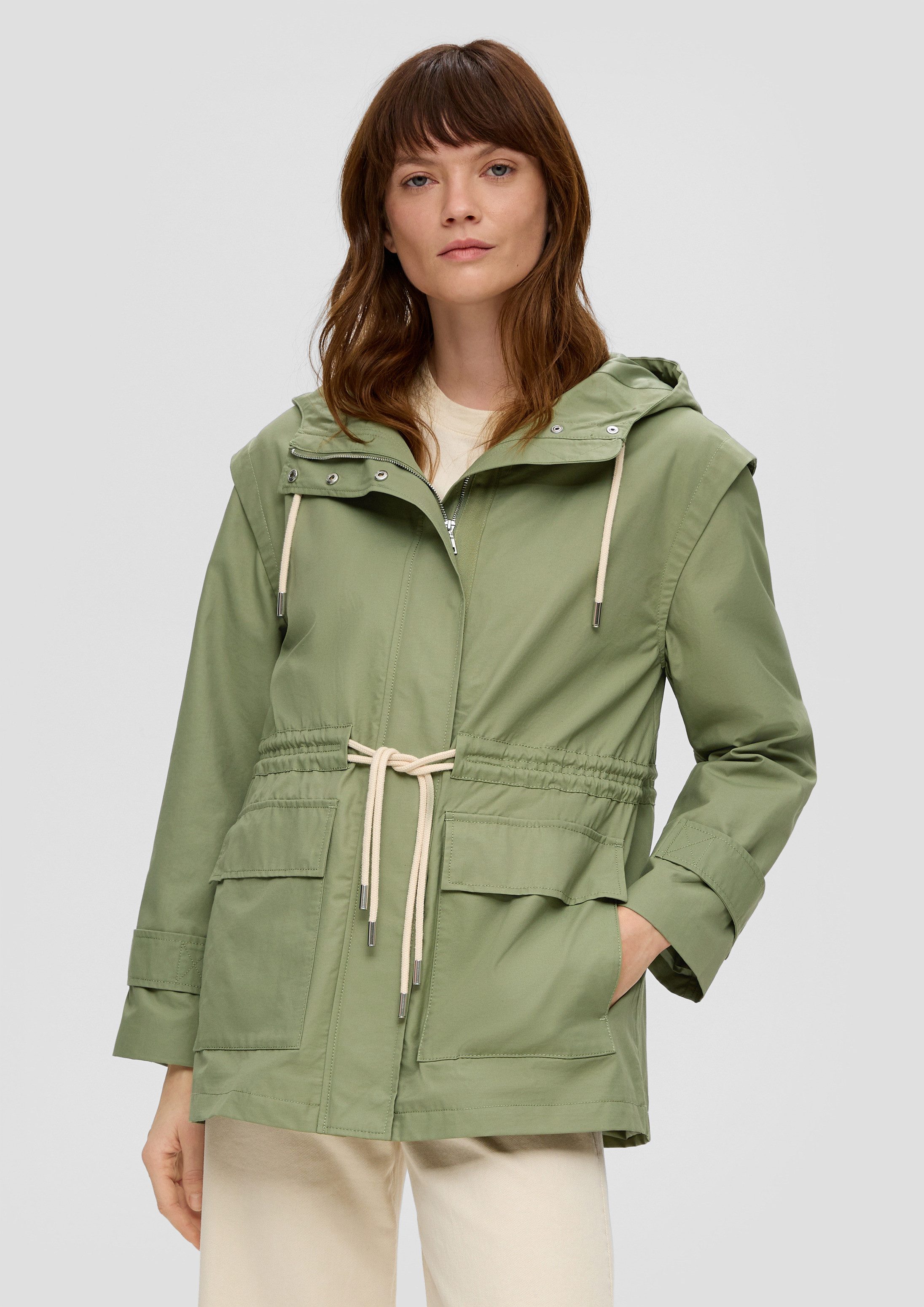 s.Oliver Funktionsjacke Outdoor-Jacke Jacke mit verstellbarer Taille