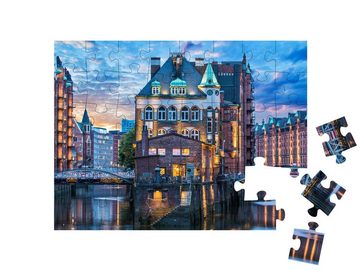 puzzleYOU Puzzle Hamburg: Alte Speicherstadt, 48 Puzzleteile, puzzleYOU-Kollektionen 500 Teile, 2000 Teile, 1000 Teile, Bestseller