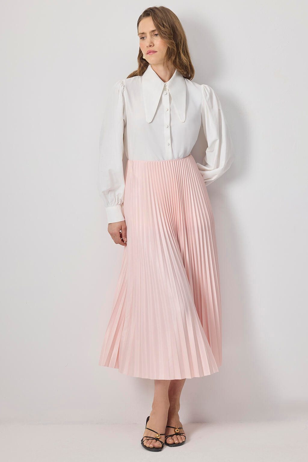 touche prive Zipfelrock Elastisch Taille Maxi Faltenrock Damen, Elegant Pli günstig online kaufen