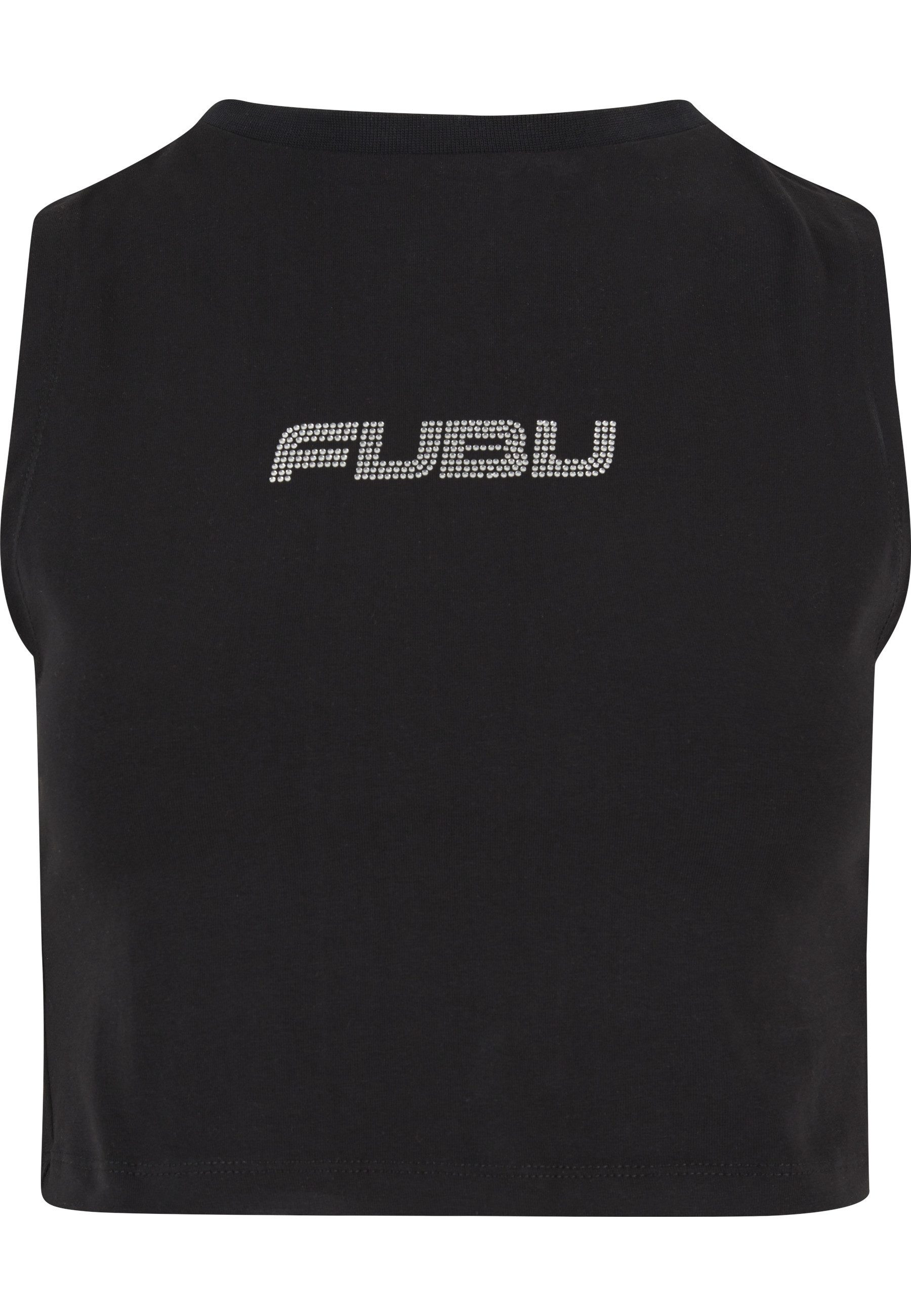 Fubu Tanktop Fubu Damen FW221-036-1 FUBU Corporate Rhinestone Top (1-tlg)
