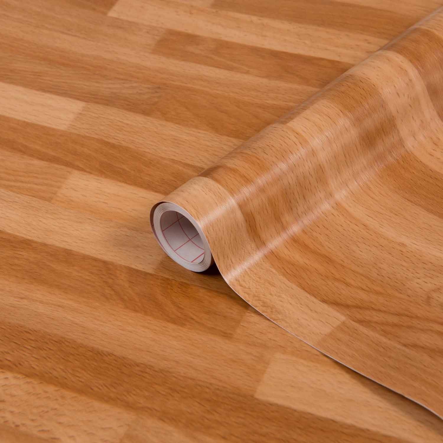 d-c-fix Möbelfolie Butcherblock - selbstklebende Dekofolie Klebefolie Möbel Küche, Designfolie 200 x 45cm - zuschneidbar und rückstandslos entfernbar